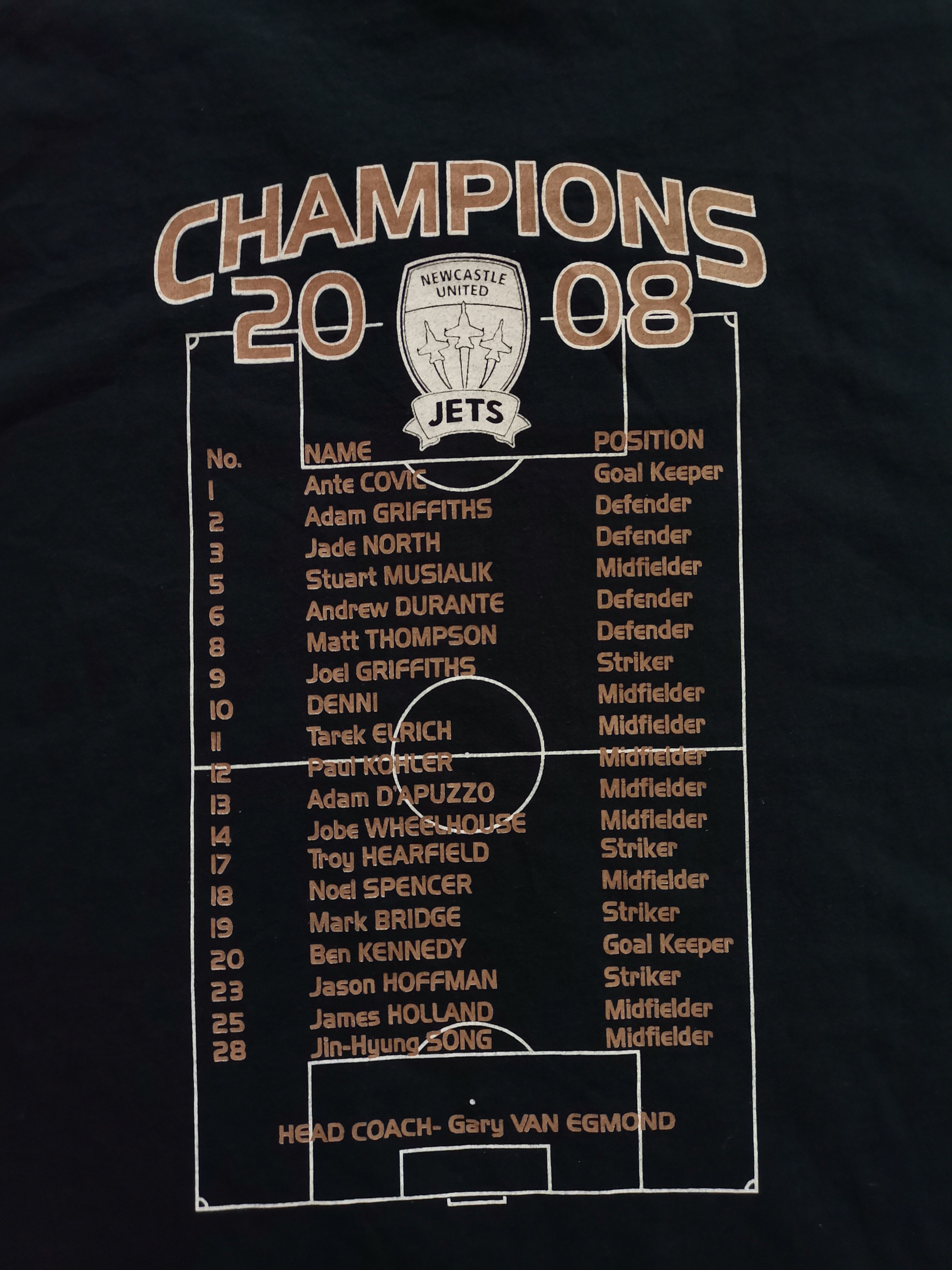 Cooper Vintage Cooper Jets 2008 Champions Tee Size US XL / EU 56 / 4 - 6 Thumbnail