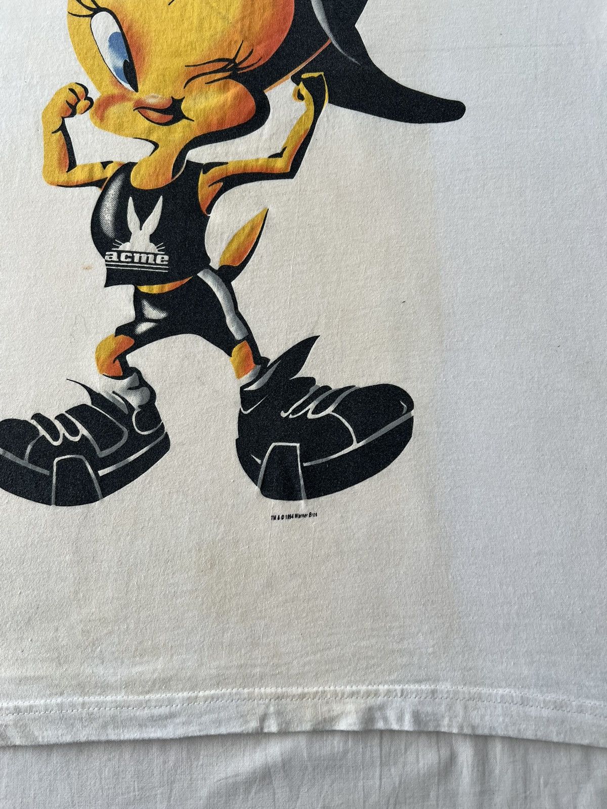 Cartoon Network Vintage 1994 Tweety Warner Bros Looney Tunes Cartoon T-shirt Size US XL / EU 56 / 4 - 10 Thumbnail