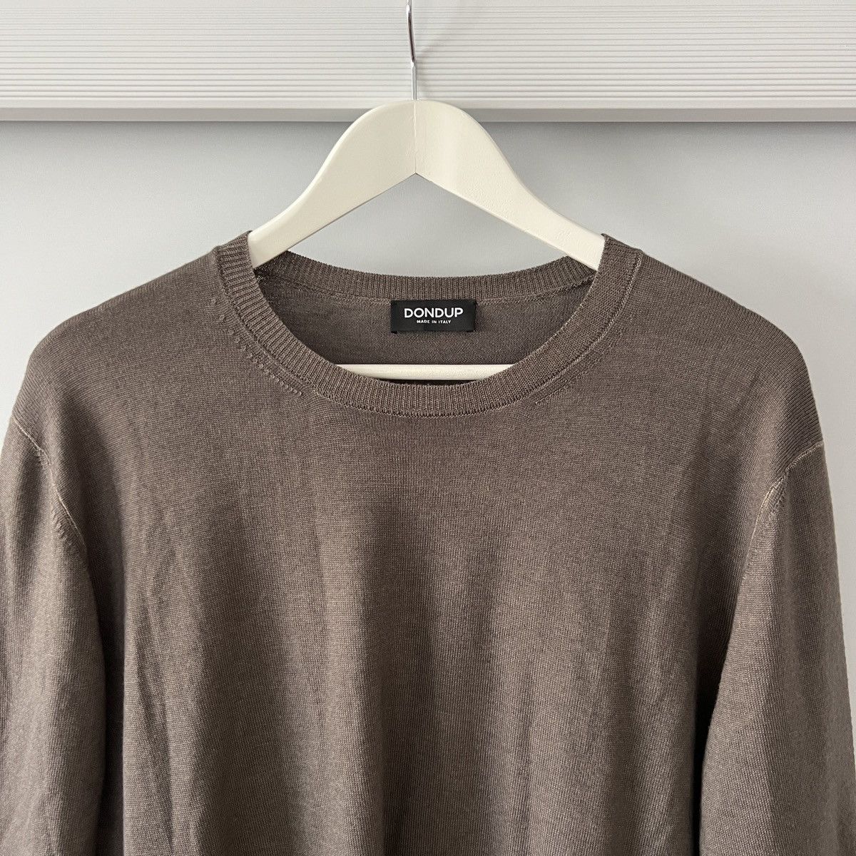 Dondup Men's Dondup Wool Italy Merino Pullover Size 52 Size US L / EU 52-54 / 3 - 4 Thumbnail