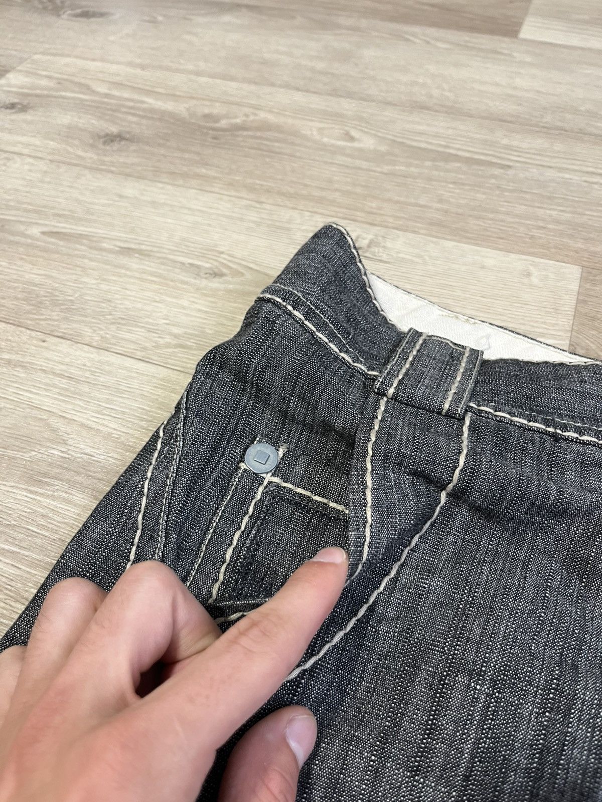 Marithe + Francois Girbaud Le Jean De Marithe Francois Girbaud Vintage Women’s Skirt Size 30" / US 8 / IT 44 - 3 Thumbnail