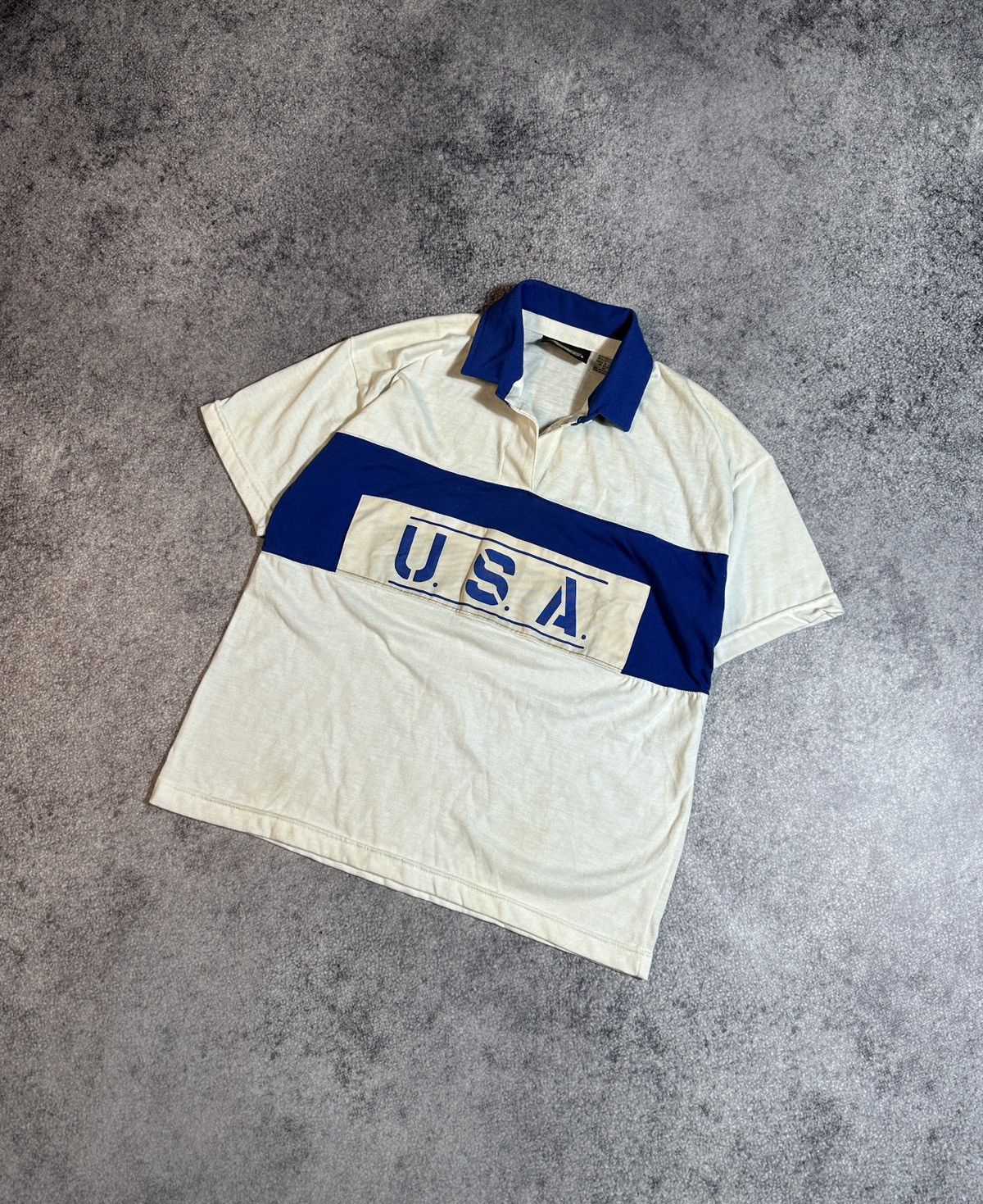 Vintage Vintage Big Logo USA Polo Streetwear Style M Rare Size US M / EU 48-50 / 2 - 1 Thumbnail