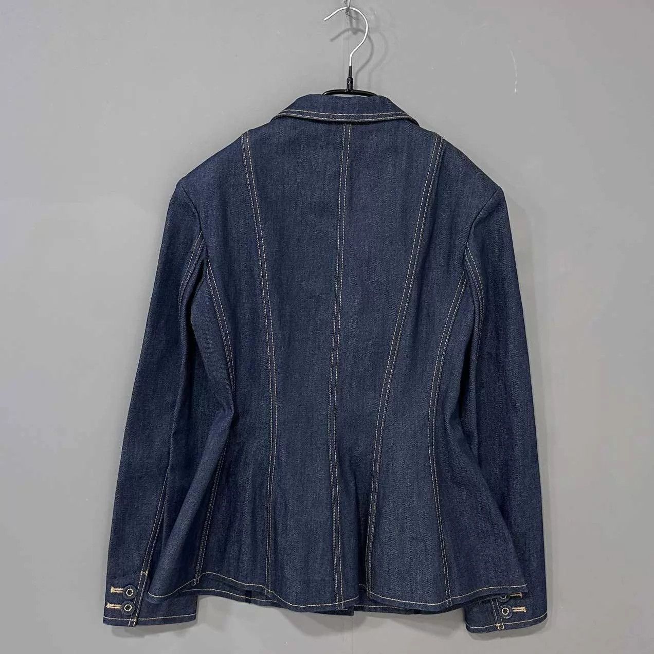 Dior Dior bee embroidery tailored denim jackets Size S / US 4 / IT 40 - 3 Thumbnail