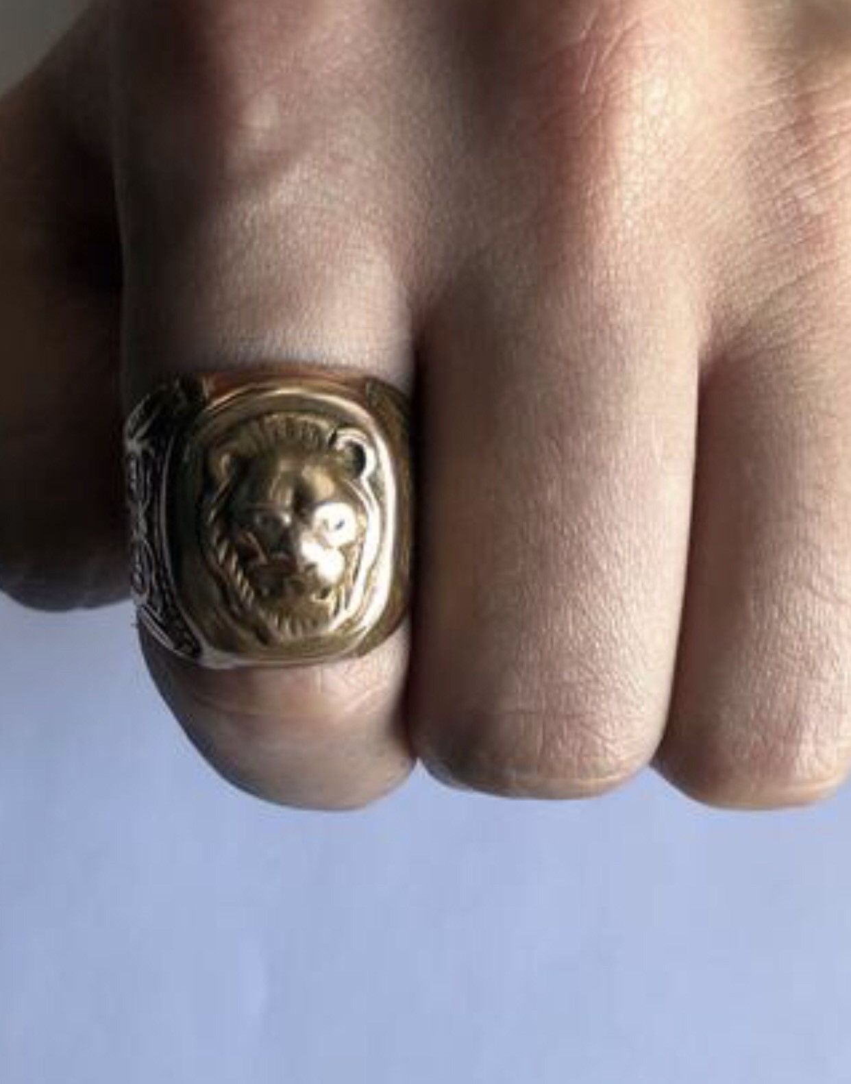 Other Ring Lion made in USSR 1985 Size ONE SIZE - 2 Thumbnail
