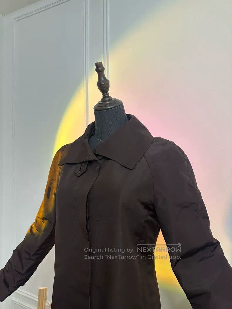 Hermes Hermes 1997FW vintage silk hidden-button mid-length trench Size S / US 4 / IT 40 - 6 Thumbnail