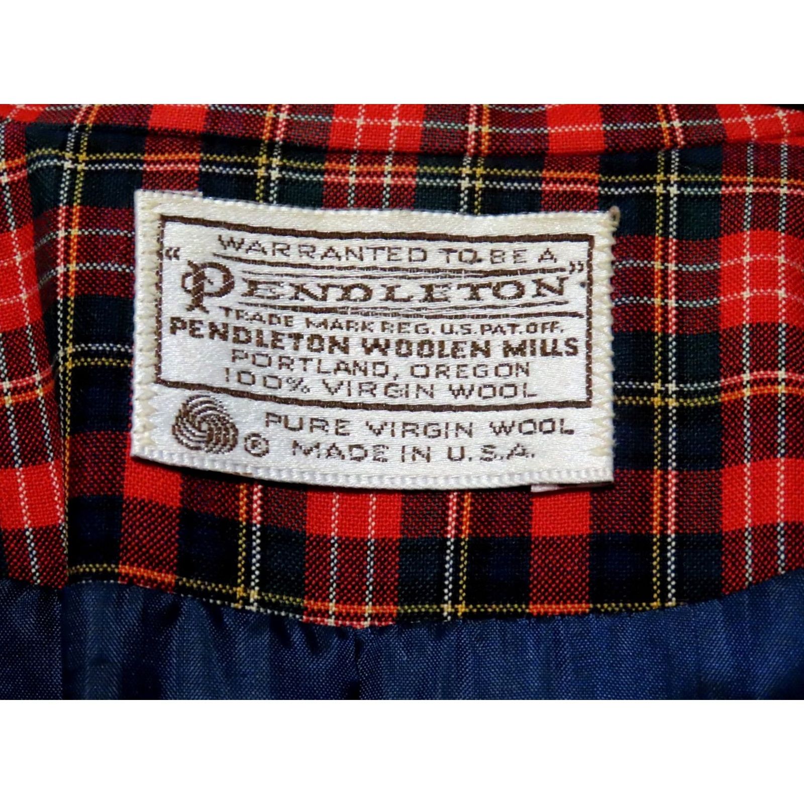 Pendleton VINTAGE Pendleton Blazer Women Red Tartan 10 100% Wool One Button Mid-Length Plaid Womens Blazer Mens? Size L / US 10 / IT 46 - 4 Thumbnail