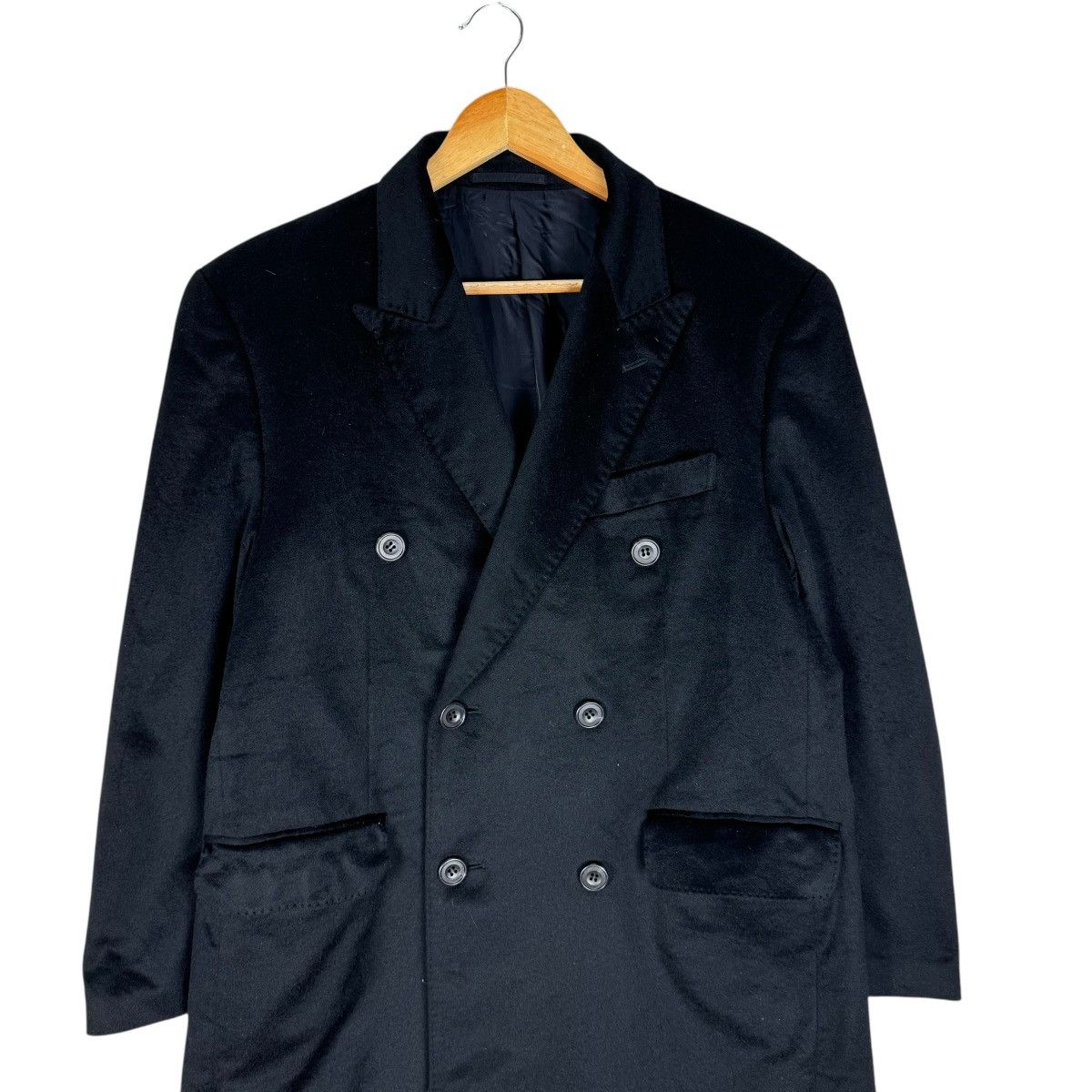 Pierre Balmain ☀️PIERRE BALMAIN CASHMERE DOUBLE BREASTED LONG JACKET Size US M / EU 48-50 / 2 - 2 Thumbnail