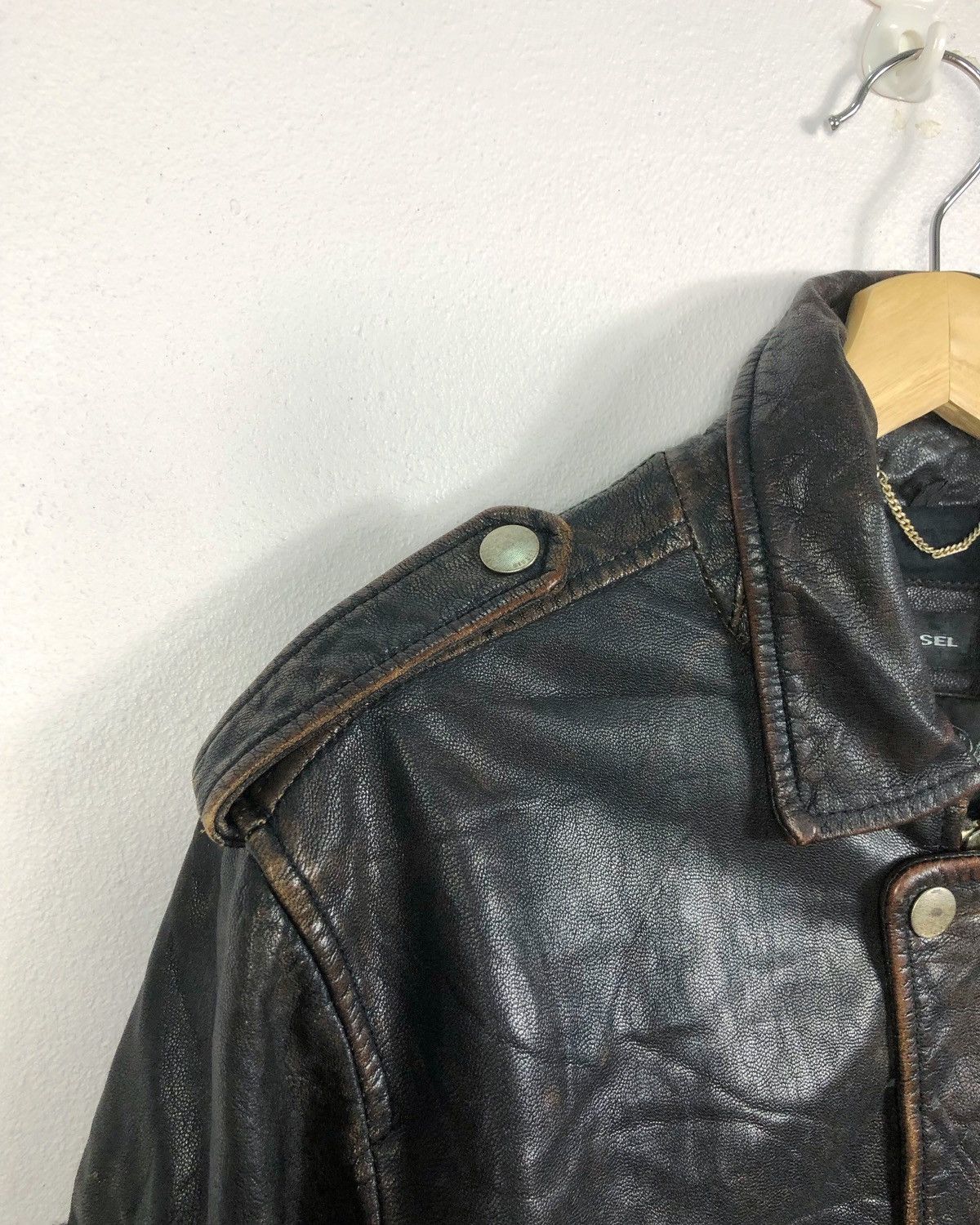 Diesel Rare Vintage Diesel Lambskin Leather Jacket Size US M / EU 48-50 / 2 - 3 Thumbnail