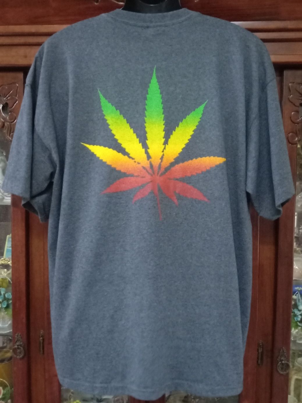 Bob Marley × Legendary Goods × Reel Legends Vintage Bob Marley Rasta Flag T-shirt Size US XL / EU 56 / 4 - 2 Thumbnail