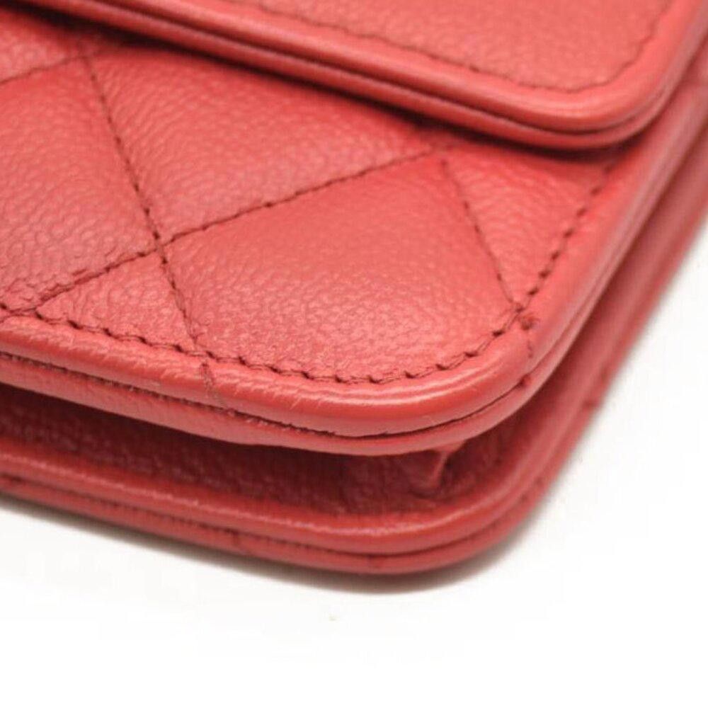 Chanel CHANEL Grained Calfskin Quilted CC Box Wallet On Chain Size ONE SIZE - 6 Thumbnail