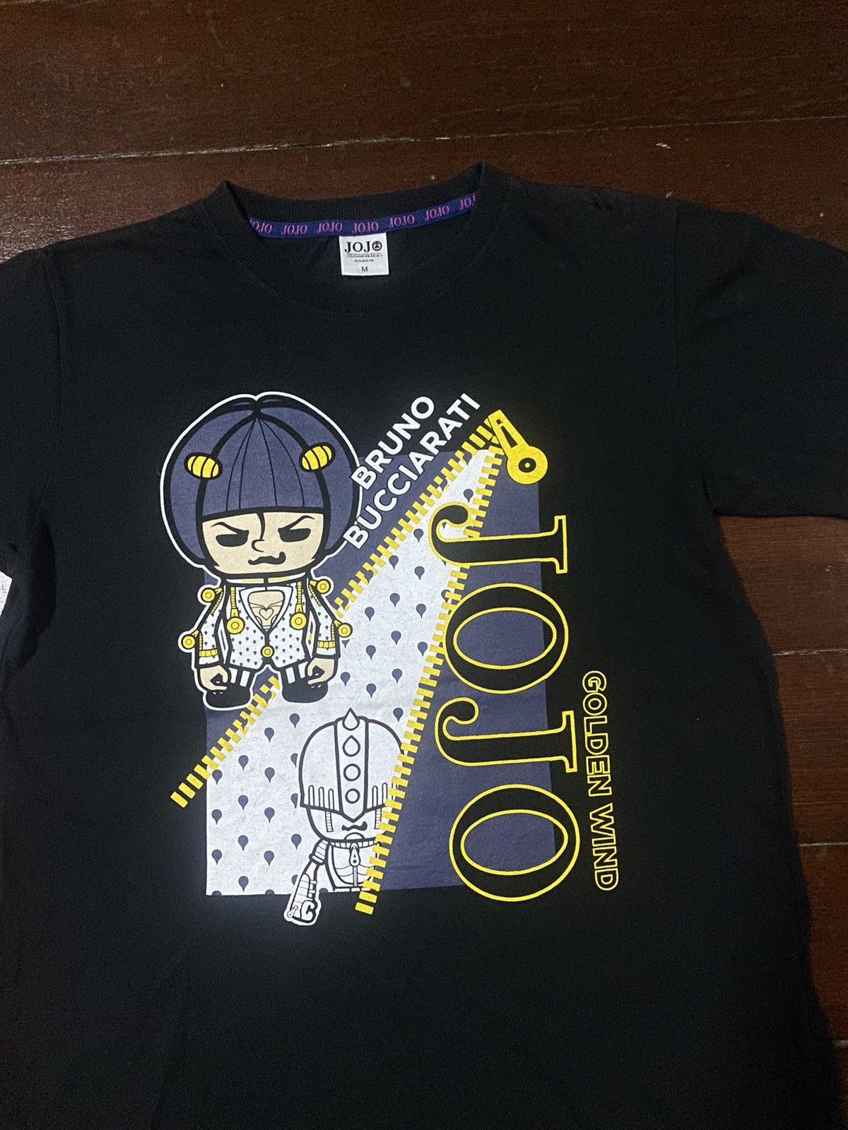 Anime RARE JOJO’S BIZARRE ADVANTURE BRUNO BUCCIARATI tee Size US M / EU 48-50 / 2 - 5 Thumbnail