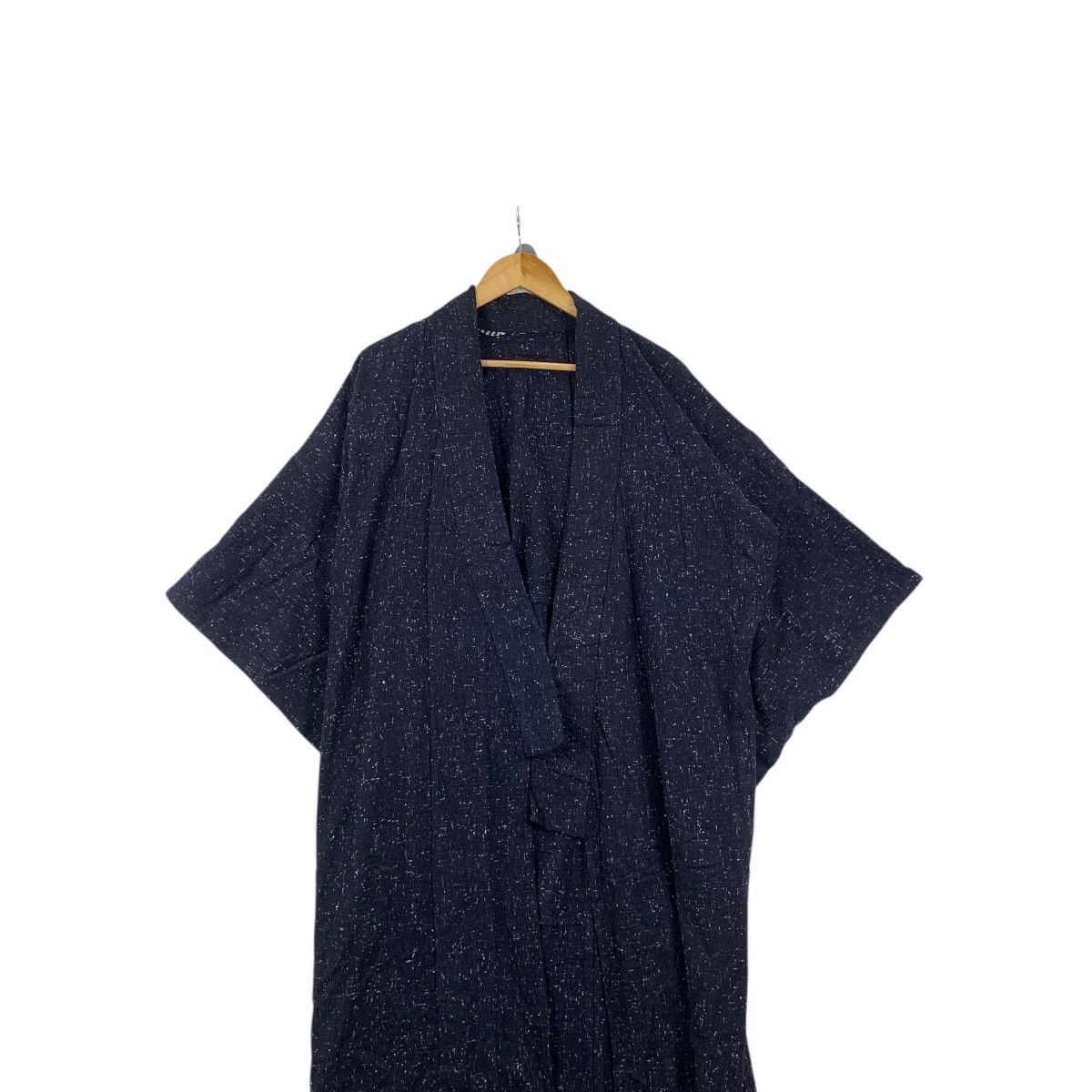 Vintage Vintage 70s KIMONO PURE INDIGO JAPAN Traditional Robe Coat Size M / US 6-8 / IT 42-44 - 2 Thumbnail
