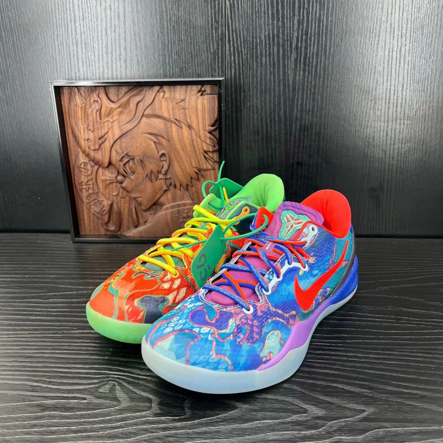 Nike ZK8 Low Orange Blue Yin Yang 40.5 Size US 7.5 / EU 40-41 - 1 Thumbnail