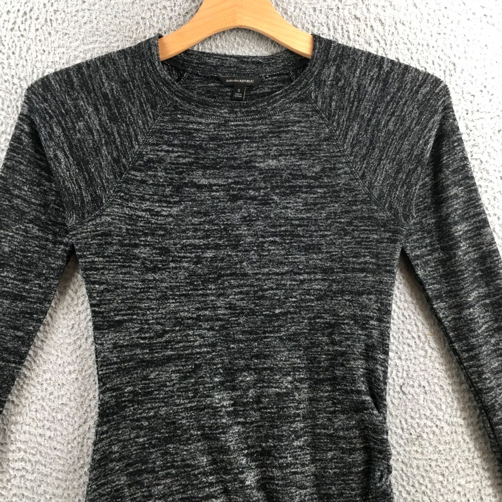 Banana Republic Banana Republic Dress Womens Small Black Crew Neck Long Sleeves Pullover Midi Size S / US 4 / IT 40 - 2 Thumbnail