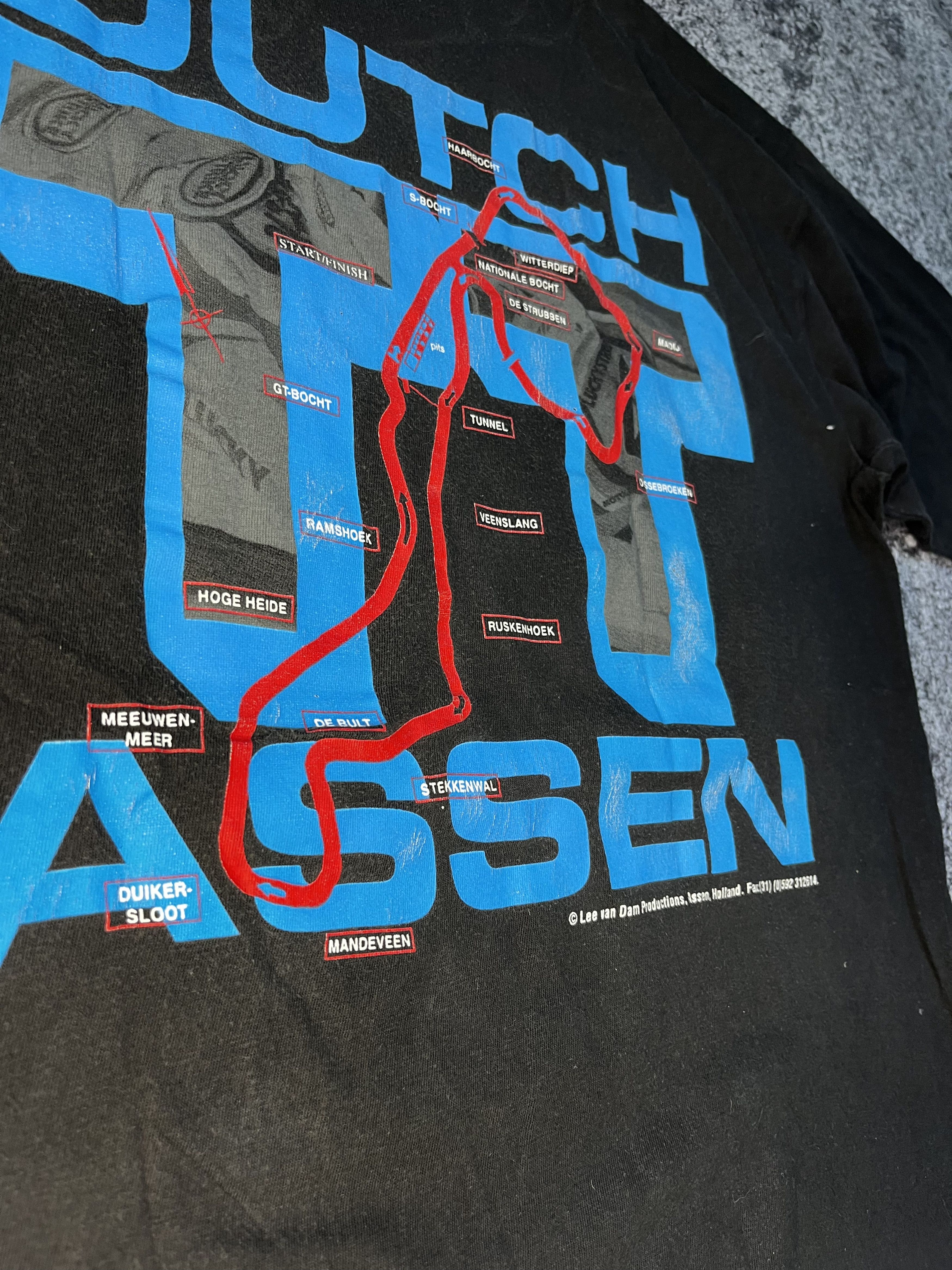 Vintage Vintage tee racing Grand Prix Assen Dutch moto fox Size US L / EU 52-54 / 3 - 6 Thumbnail