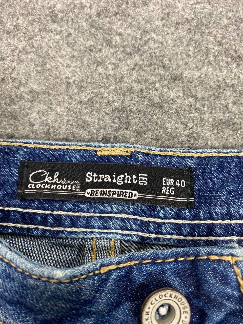 Other clockhouse denim straight cut distressed design Size 34" / US 12 / IT 48 - 14 Thumbnail