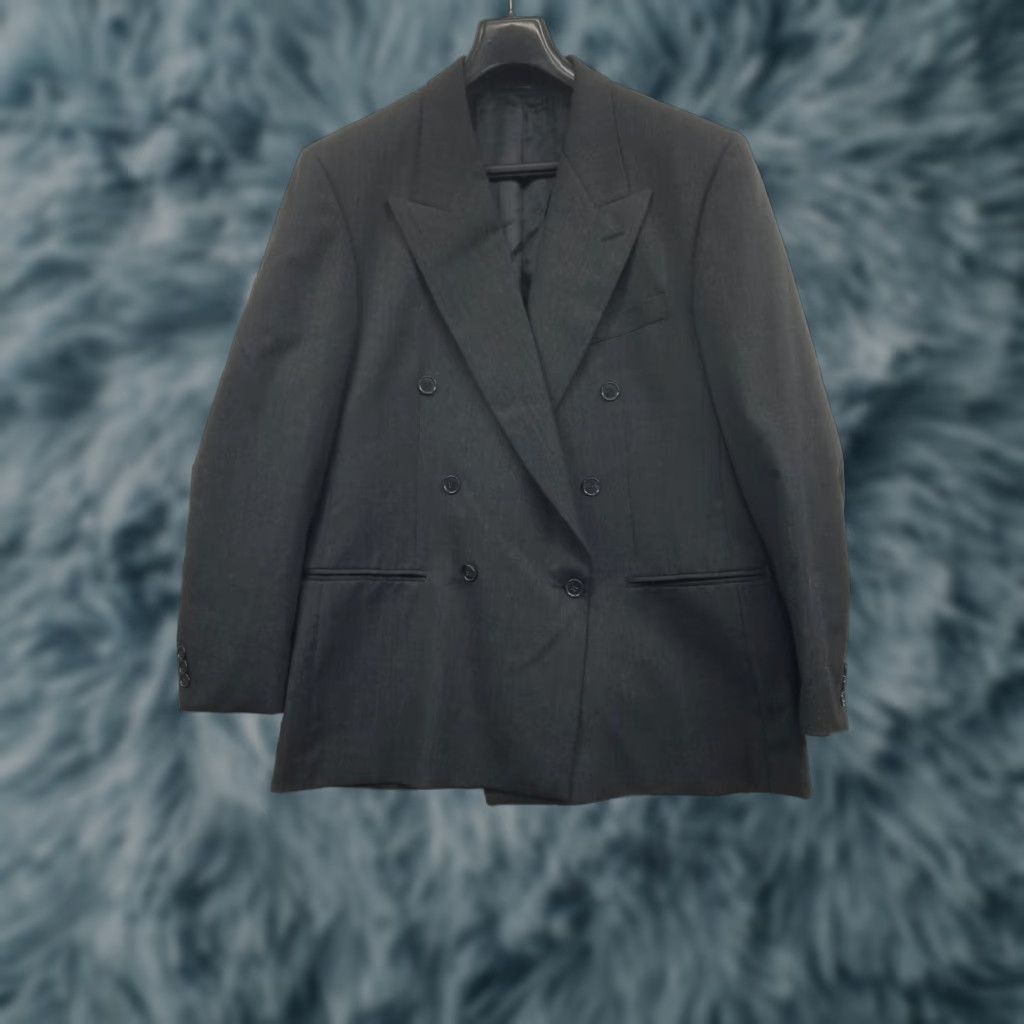 Vintage Thomas Churchill Blazer Wool Gray Houndstooth 42R Canada Jacket Men Size 42 Regular Size 42R - 1 Thumbnail
