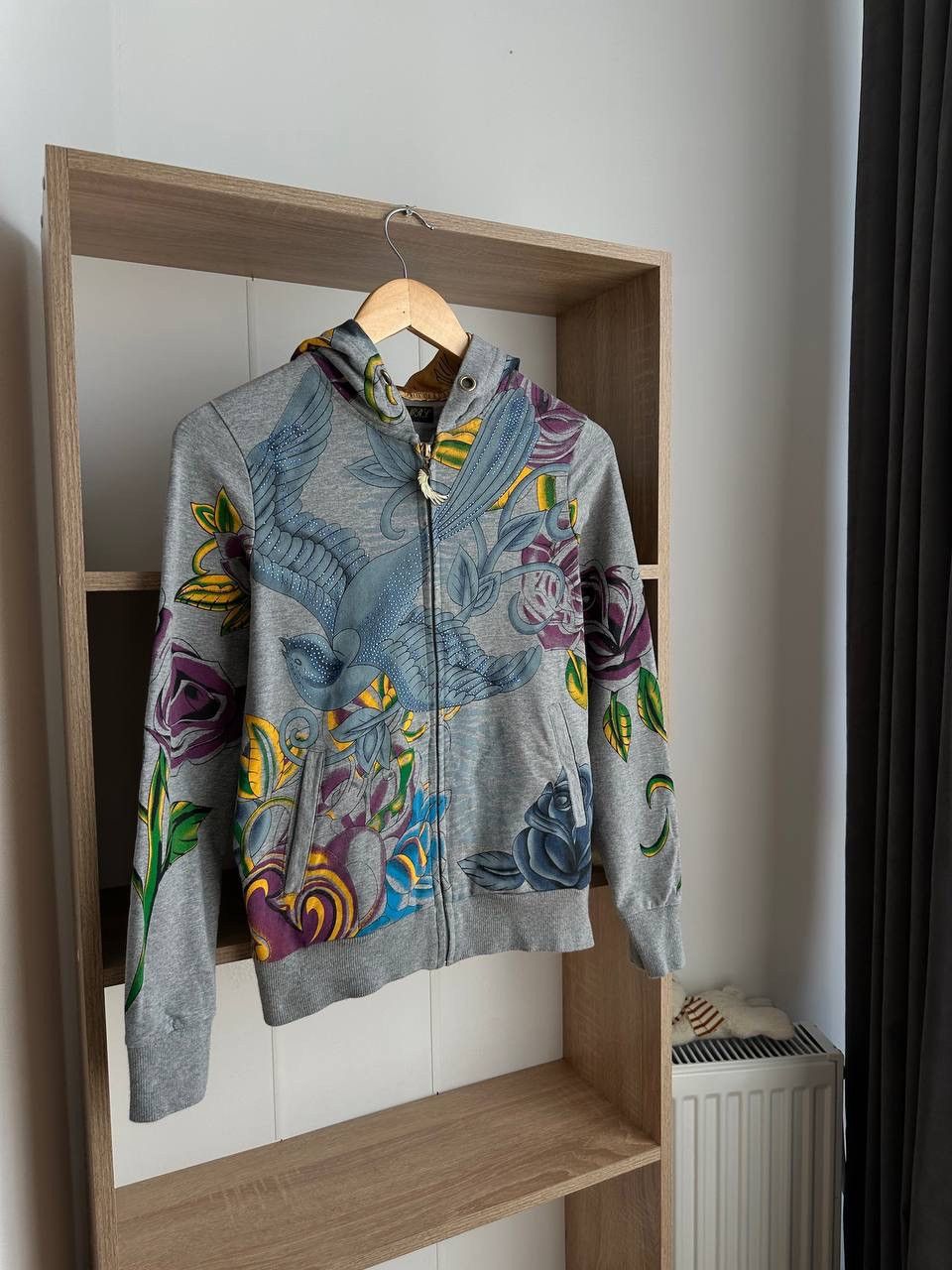Christian Audigier × Ed Hardy × Vintage Vintage Ed Hardy Christian Audigier Style Hoodie Size S / US 4 / IT 40 - 9 Thumbnail
