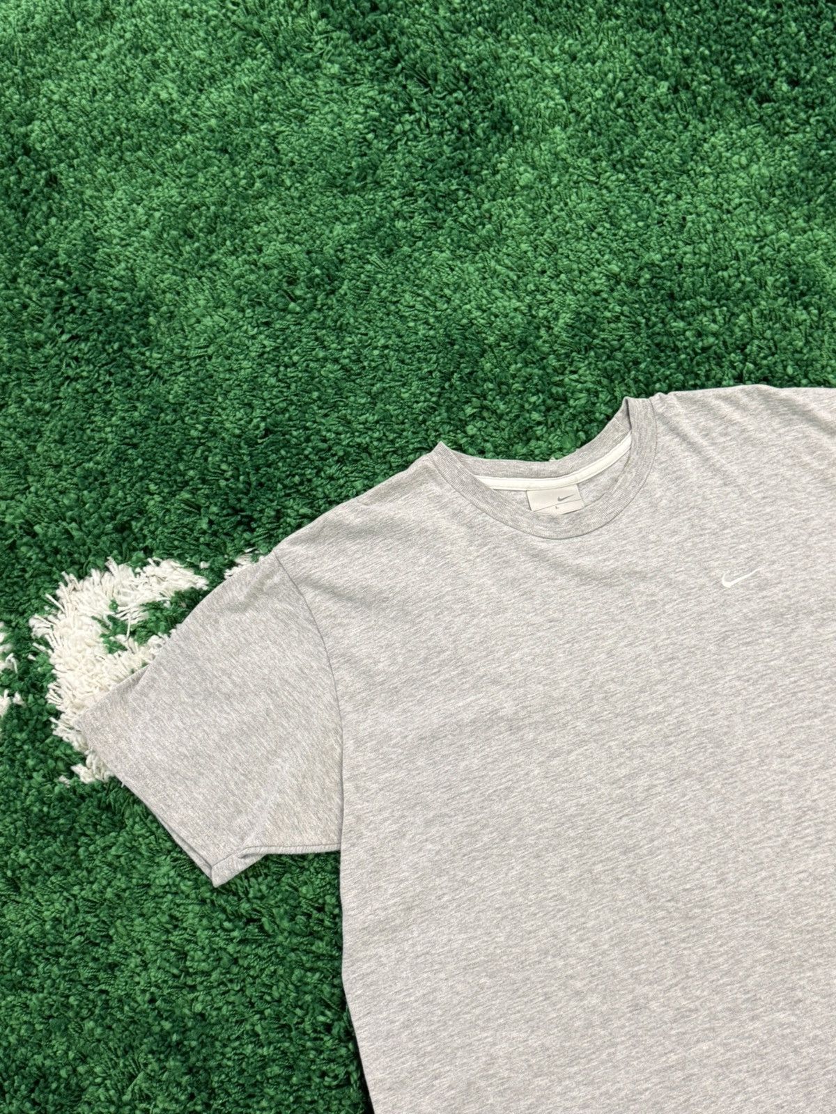 Nike × Vintage RARE Vintage Nike Silver Tag Embroidered Swoosh Logo Tee Size US L / EU 52-54 / 3 - 3 Thumbnail