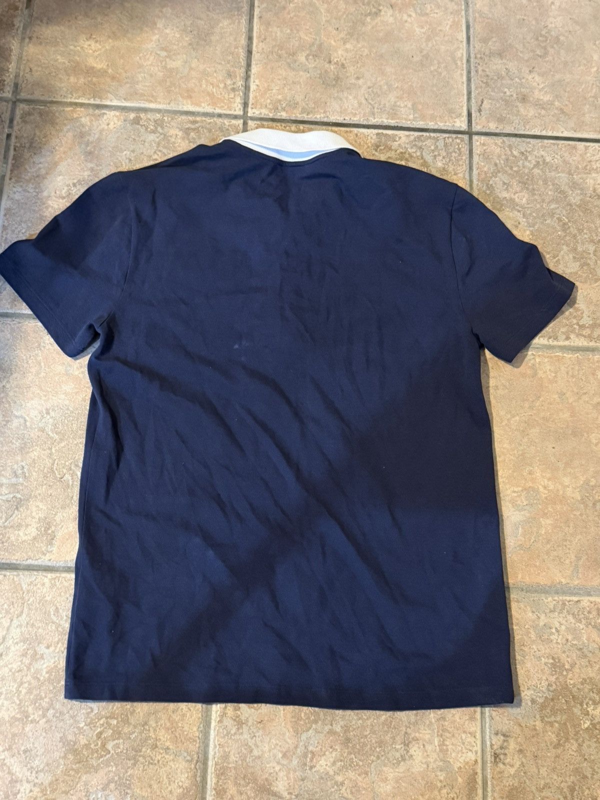 Versace Versace Collection Men's Navy Polo Shirt Size Large Size US L / EU 52-54 / 3 - 10 Thumbnail