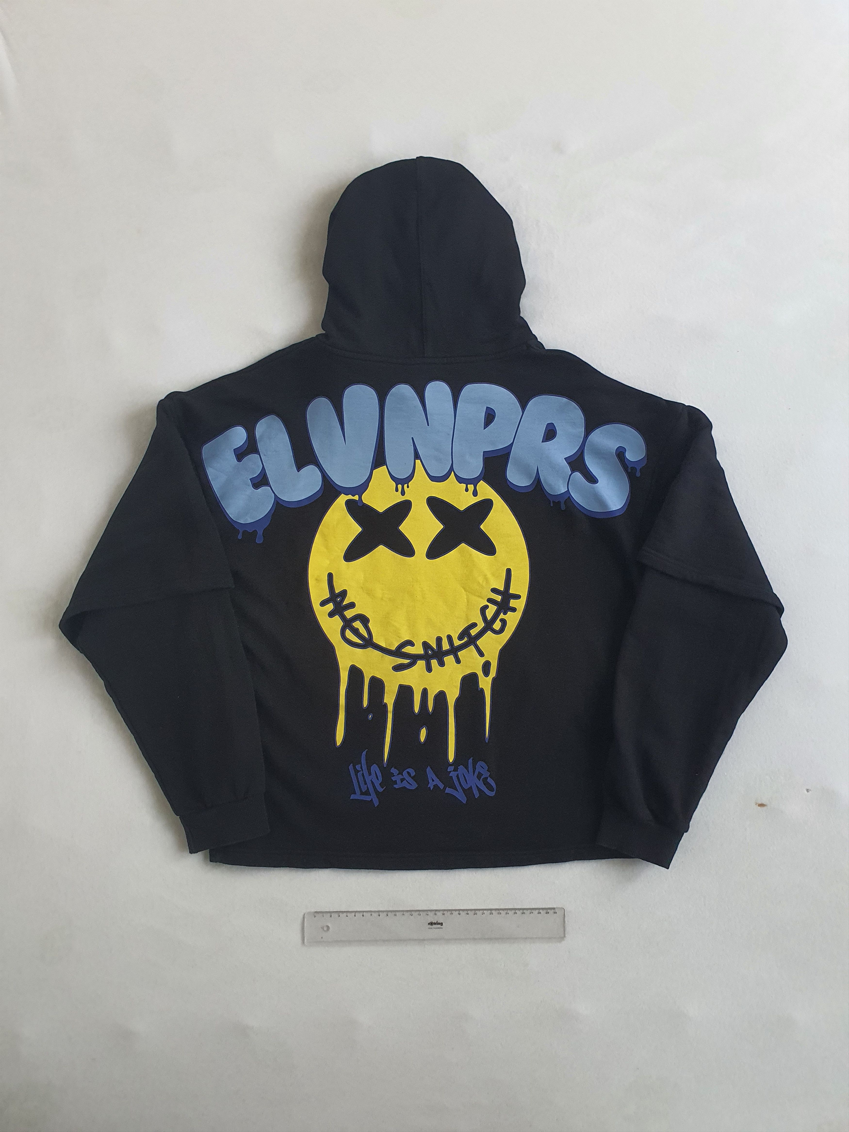 Eleven Paris 'LOBELIA' Graphic Oversize Hoodie Hooded Sweatshirt - Unisex Size US S / EU 44-46 / 1 - 2 Thumbnail