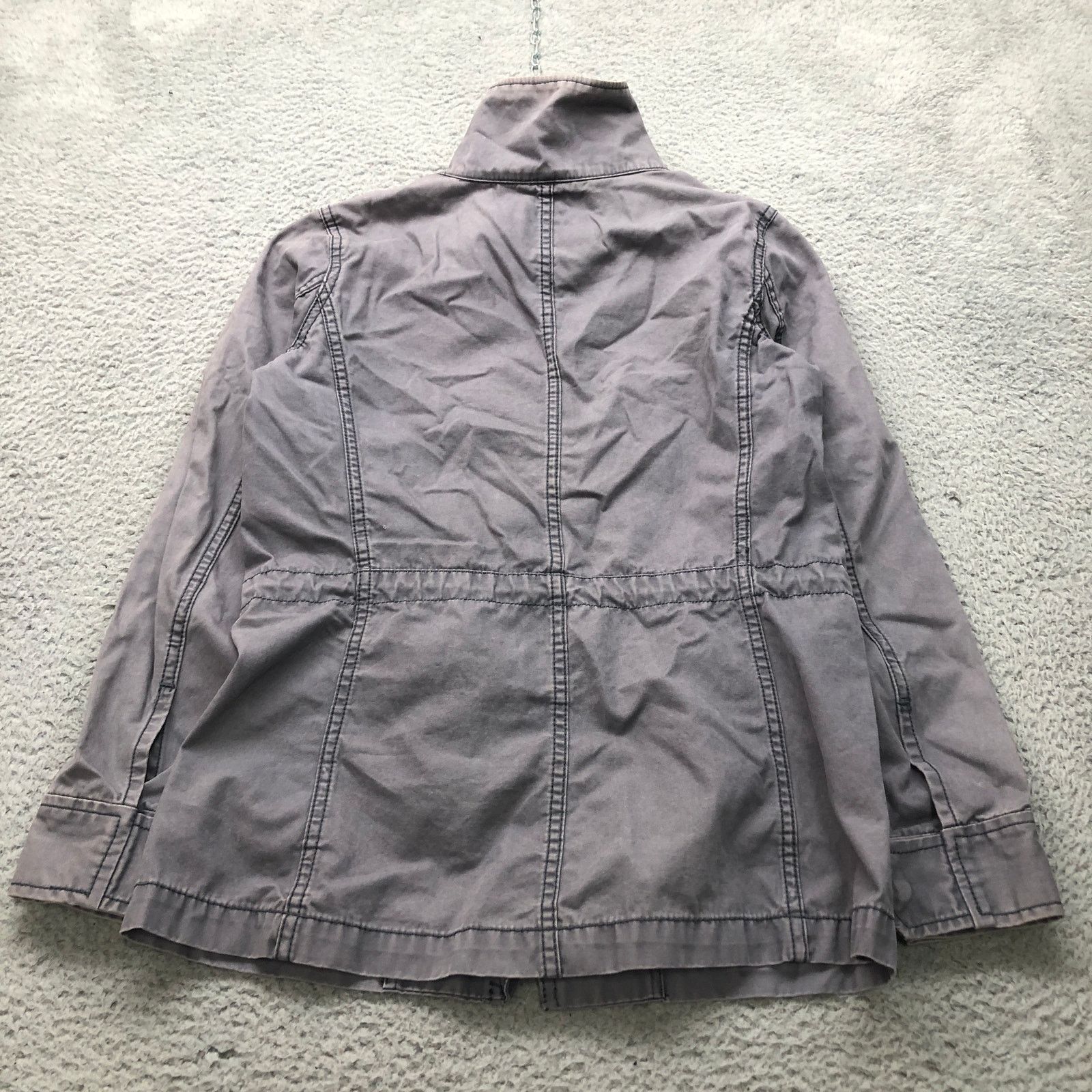 Madewell Madewell C3394 Military Utility Fleet Jacket Womens XS Gray Size XS / US 0-2 / IT 36-38 - 6 Thumbnail