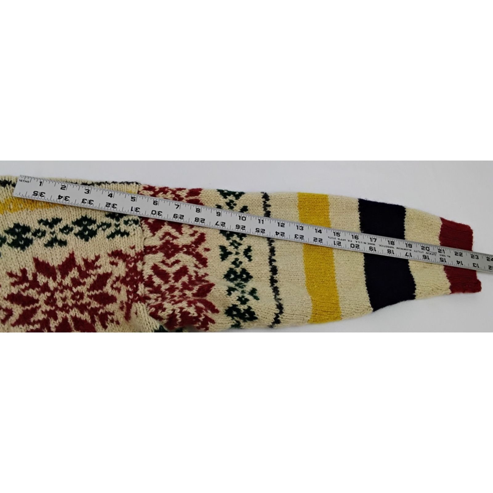 Ralph Lauren Ralph Lauren Country Sweater Women's Med Fair Isle Handknit Size M / US 6-8 / IT 42-44 - 9 Thumbnail