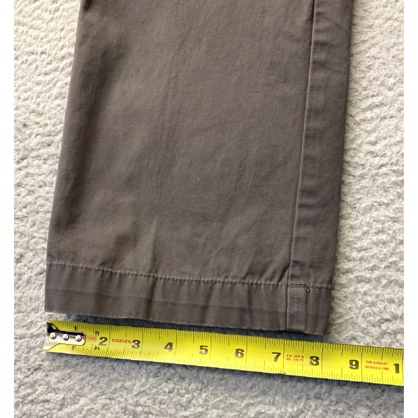 Banana Republic Banana Republic Emerson Chino Pants Men's 35x32 Brown Flat Front /108-1 Size US 35 - 6 Thumbnail