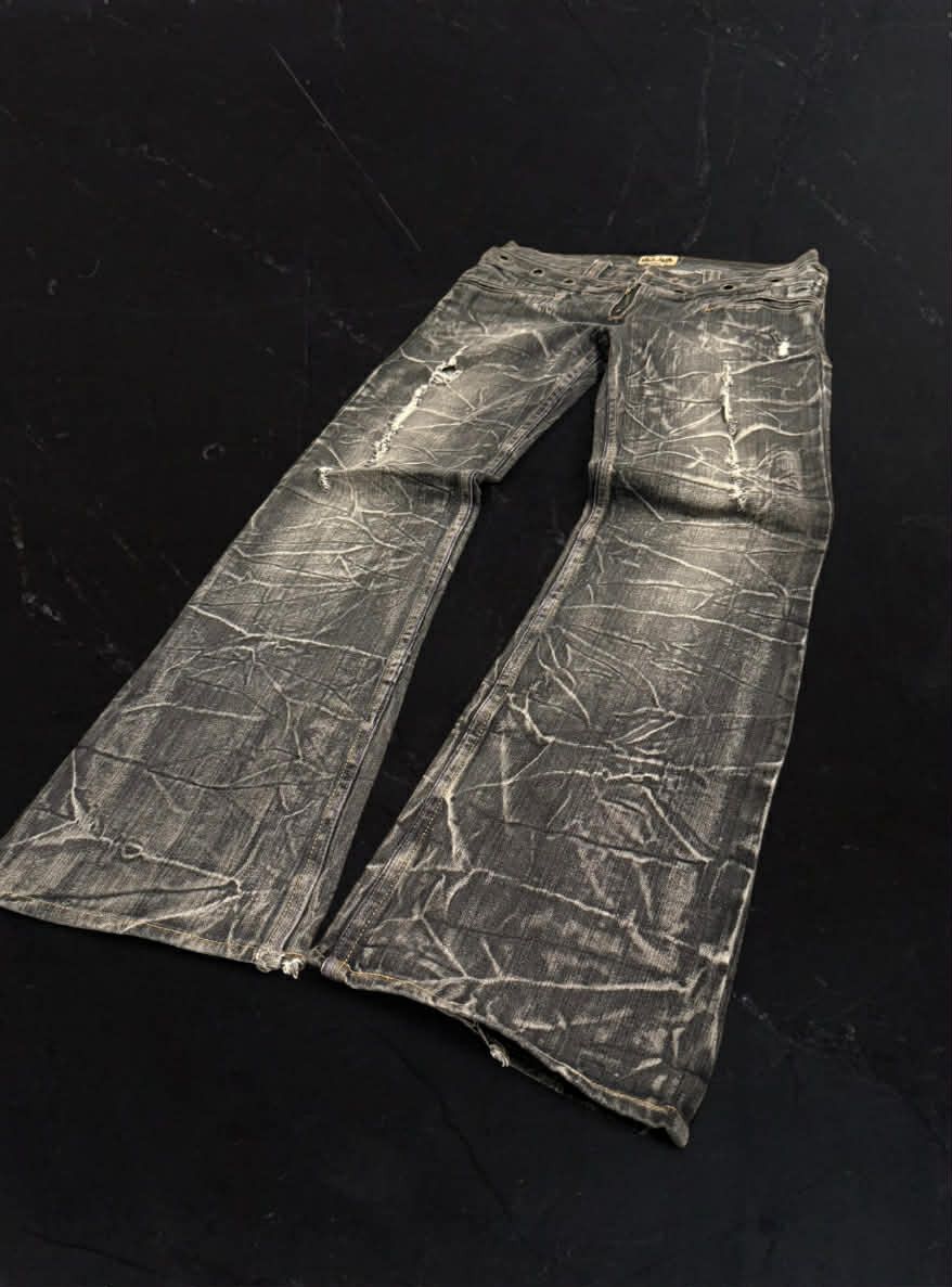 Japanese Brand Nylaus Double Waisted denim Size US 32 / EU 48 - 2 Thumbnail