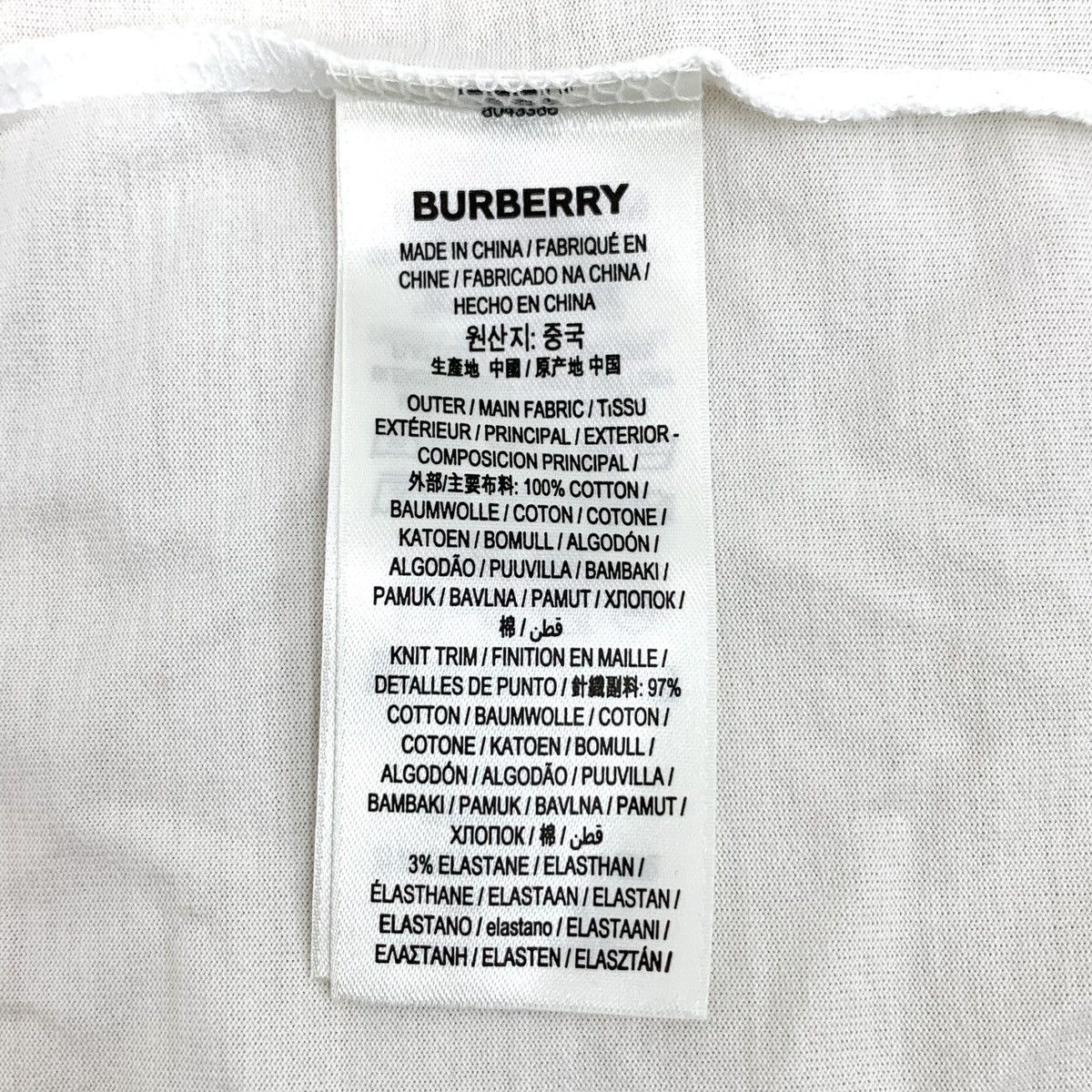 Burberry Burberry Check Pocket Spliced Short Sleeve T-shirt K26WX Size US XS / EU 42 / 0 - 6 Thumbnail
