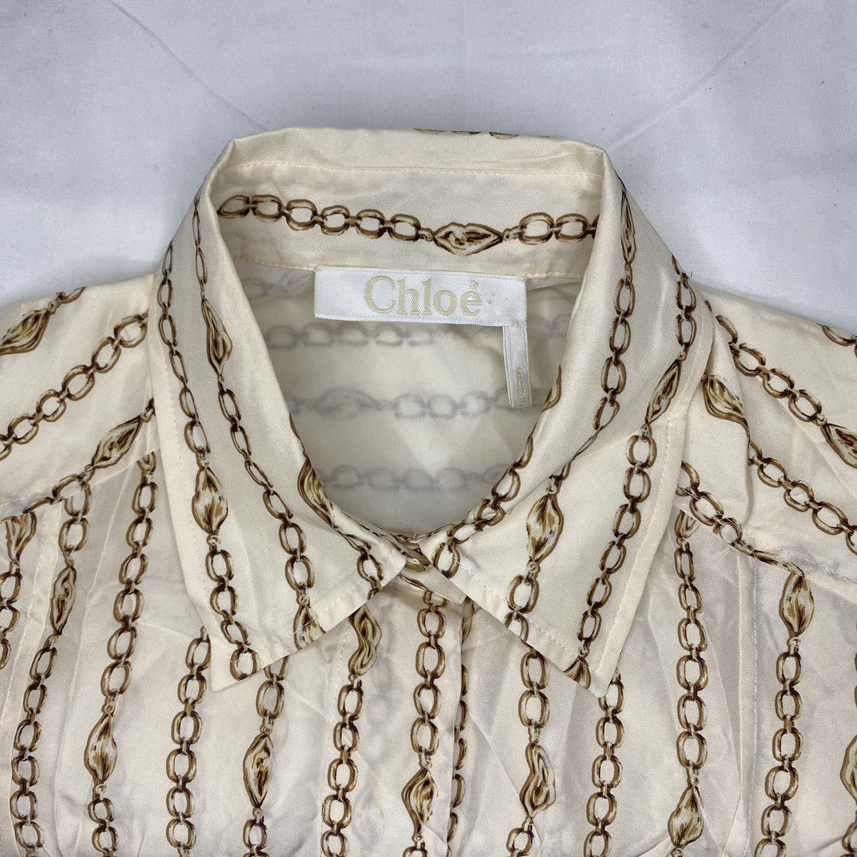Chloe Chloe Seed Pearl Silk Dress Size XS / US 0-2 / IT 36-38 - 7 Thumbnail