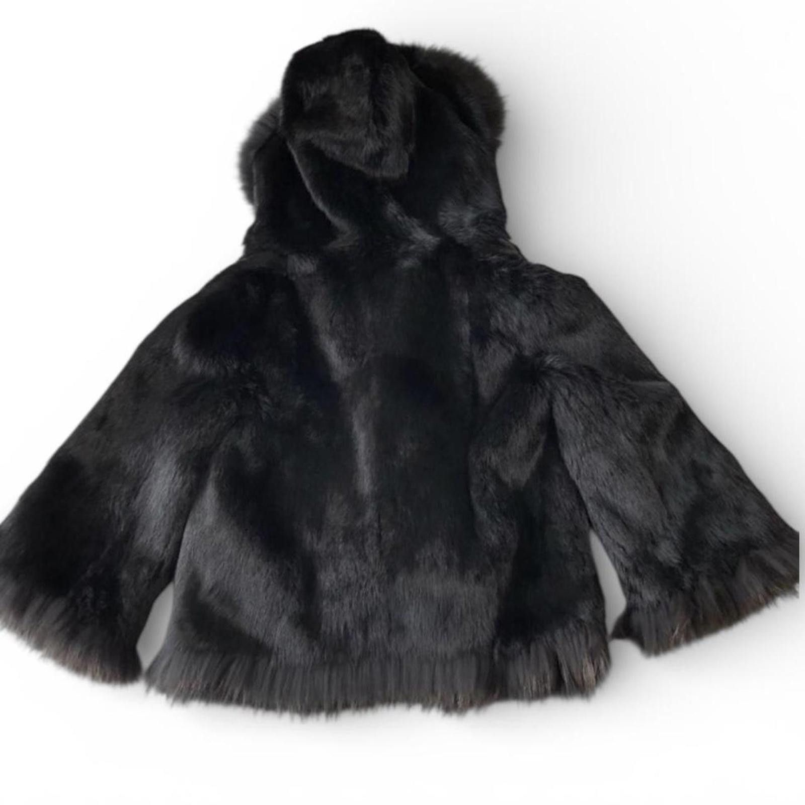 Other Real rabbit and raccoon fur 2000s poncho style jacket coat Size XS / US 0-2 / IT 36-38 - 1 Thumbnail