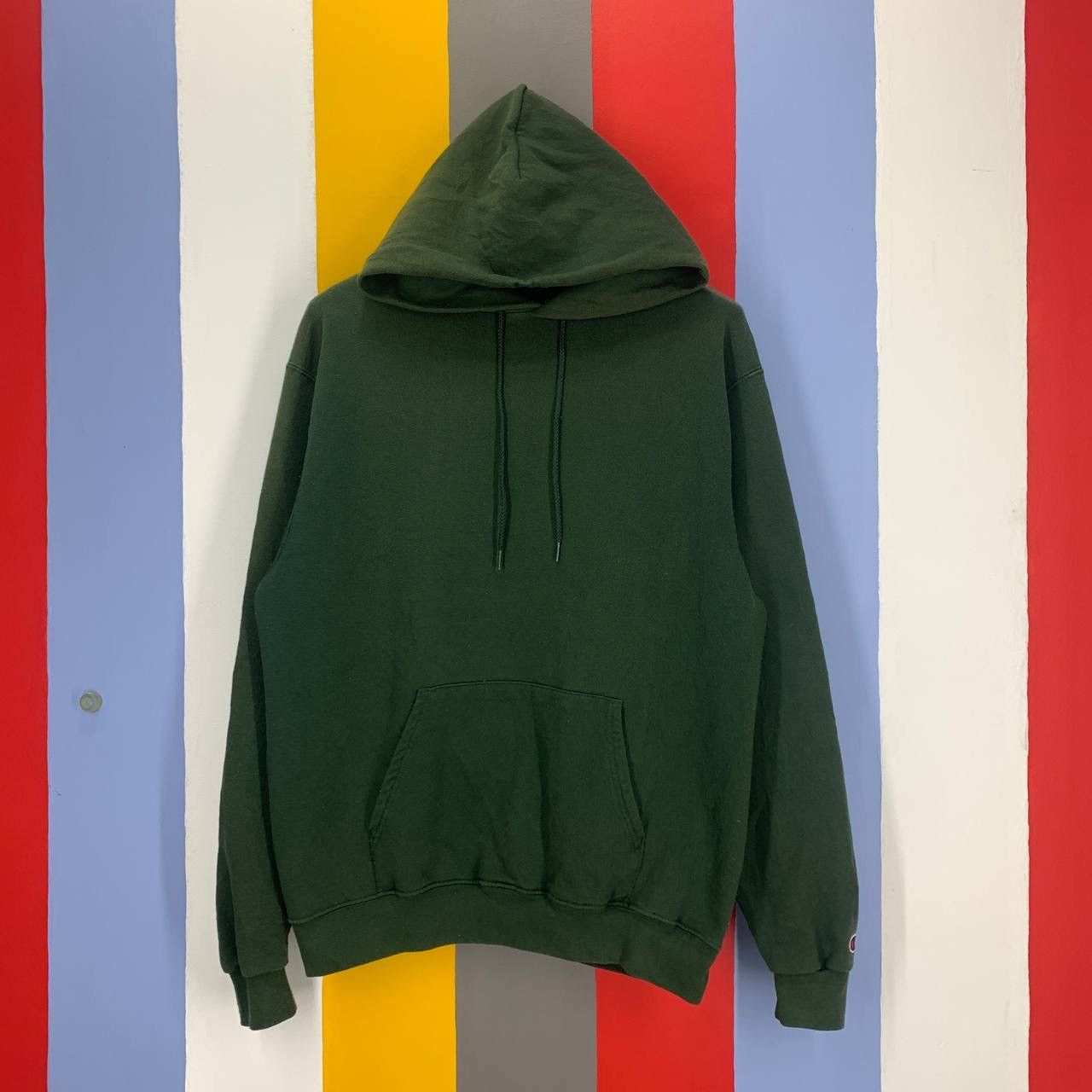Champion Y2K Vintage CHAMPION Hoodie Pullover #2527/O Size US L / EU 52-54 / 3 - 1 Thumbnail