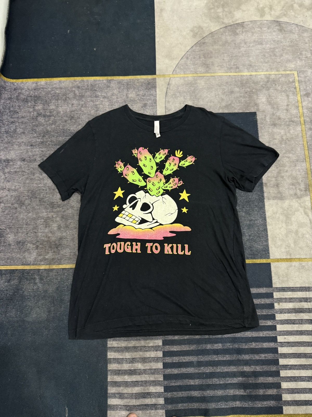 Japanese Brand CANVAS SKULL ART TSHIRT Size US XL / EU 56 / 4 - 1 Thumbnail
