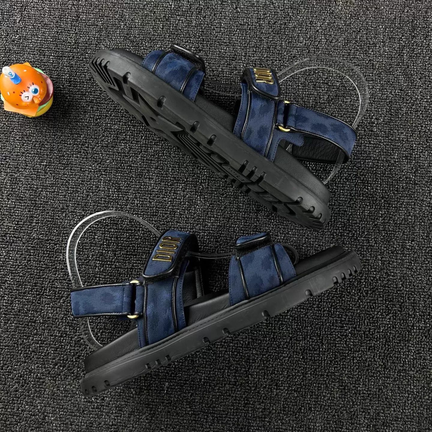 Dior Dior blue Velcro sandals EUR 38 Size US 7.5 / IT 37.5 - 4 Thumbnail