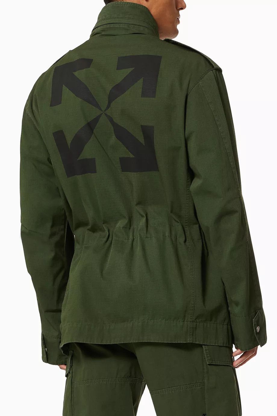 Off-White o1y1125 Jacket in Military Green Size XL / US 12-14 / IT 48-50 - 3 Thumbnail