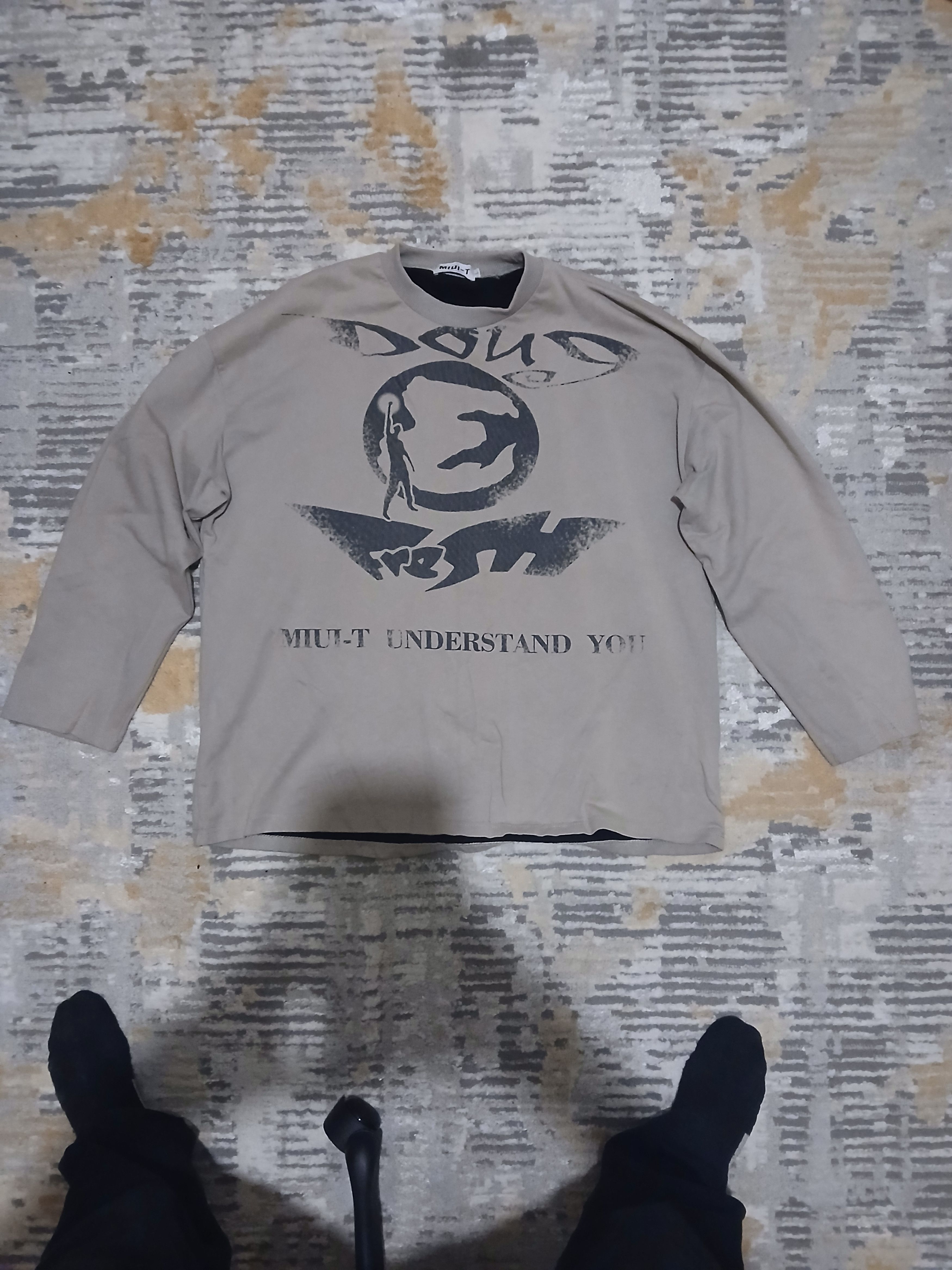 Other MIUI-T x The Sorcerer Skeleton Appliqué Long-Sleeve T-Shirt Size US XL / EU 56 / 4 - 2 Thumbnail