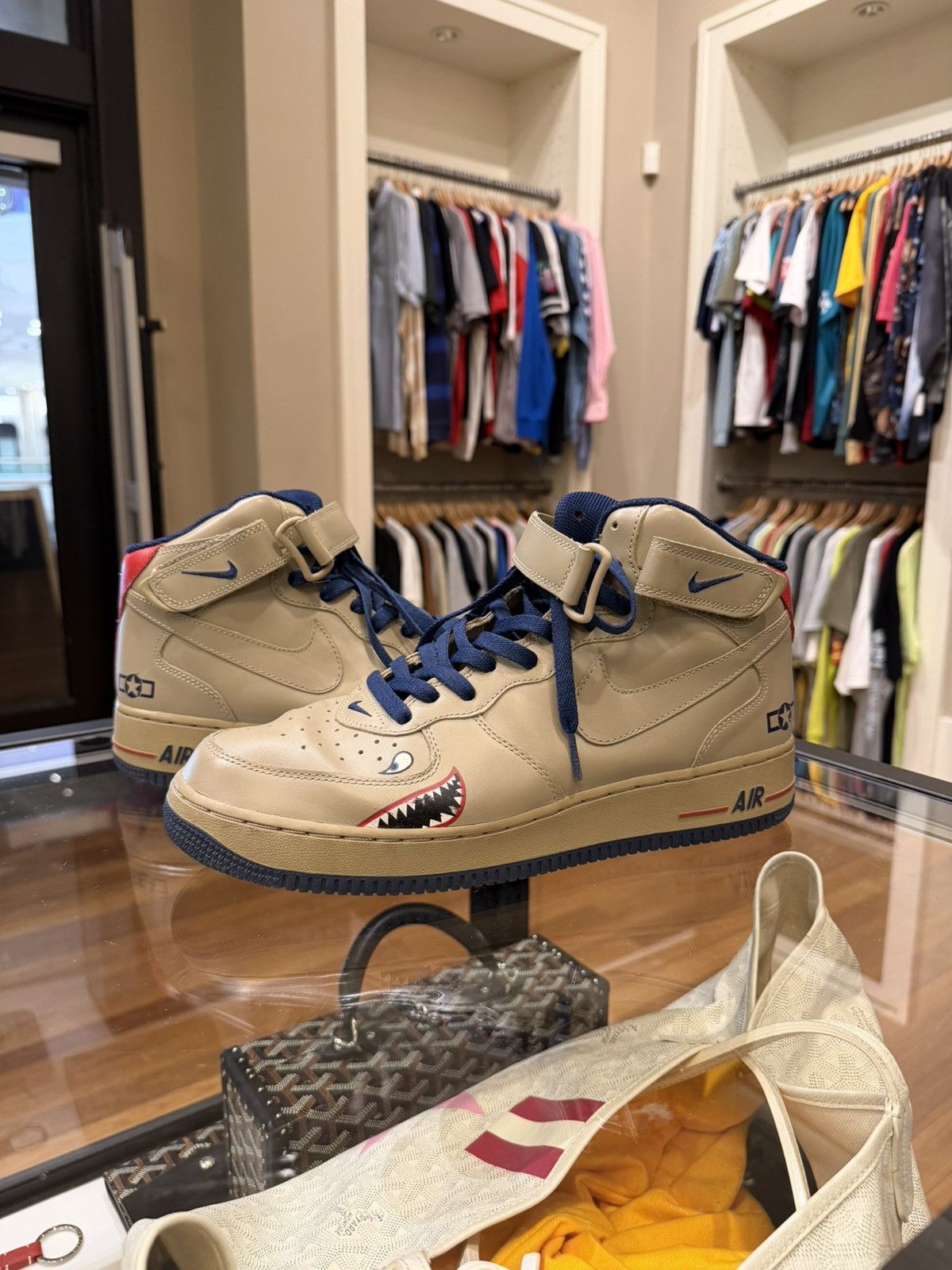 Nike Nike Air Force 1 Mid ‘Tuskegee (2004)’ Size US 11.5 / EU 44-45 - 2 Thumbnail