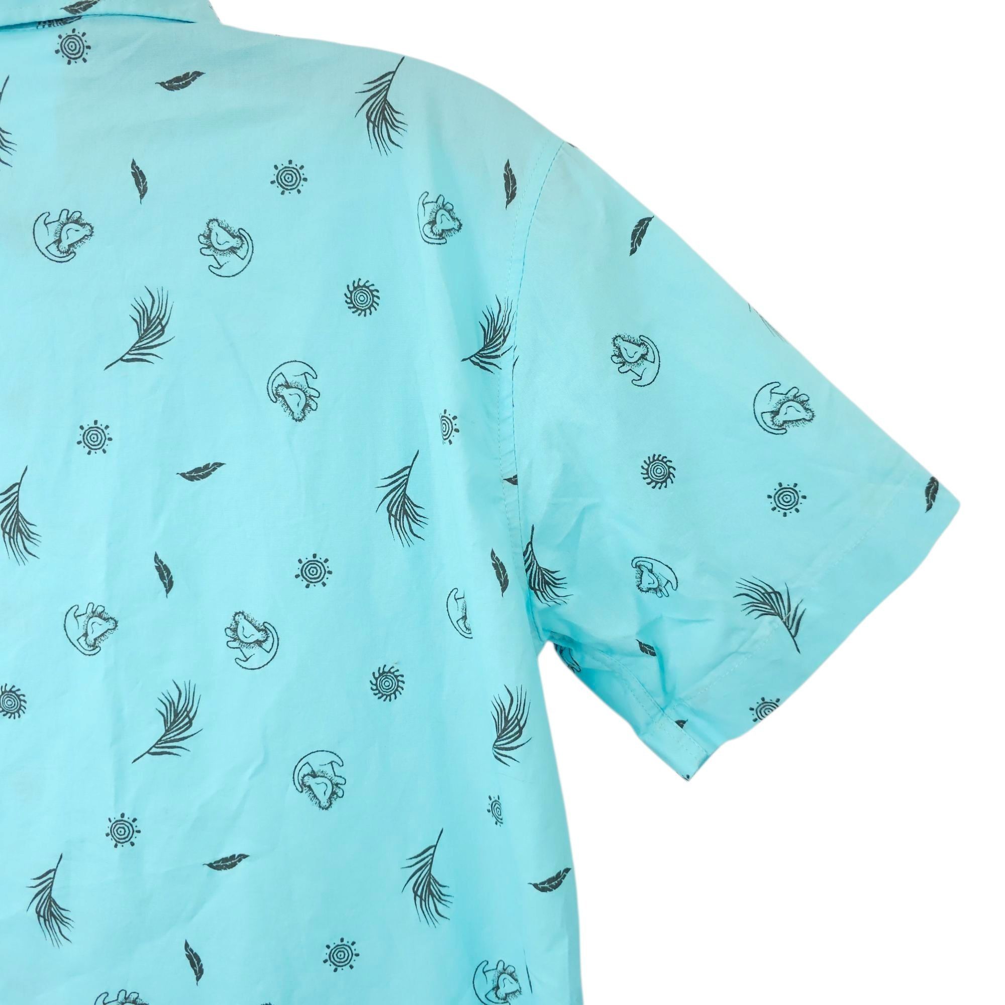 Disney Disney The Lion King Woven Button Front Shirt Adult S Simba Size US S / EU 44-46 / 1 - 15 Thumbnail