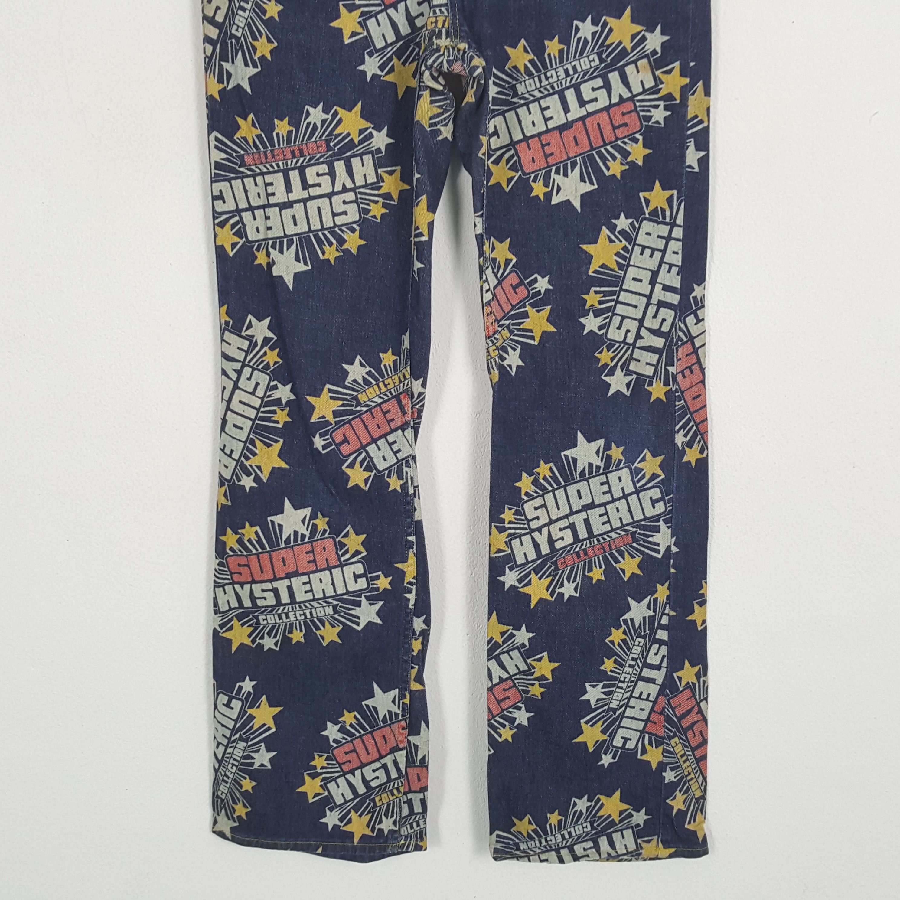 Hysteric Glamour HYSTERIC GLAMOUR Fashion Style Fullprint Design Jeans Size US 29 - 3 Thumbnail