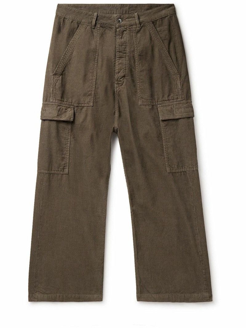 Rick Owens Rick Owens Brown Cargo Corduroy Pants Size US 32 / EU 48 - 3 Thumbnail