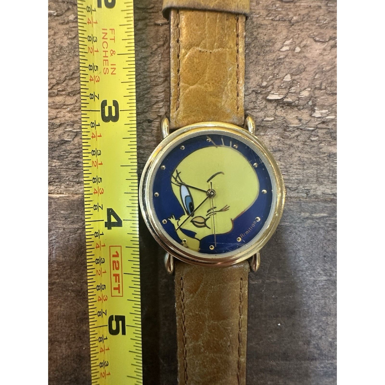Disney Vintage Armitron Tweety Bird Watch 1994 Warner Bros Tested W Size ONE SIZE - 1 Thumbnail
