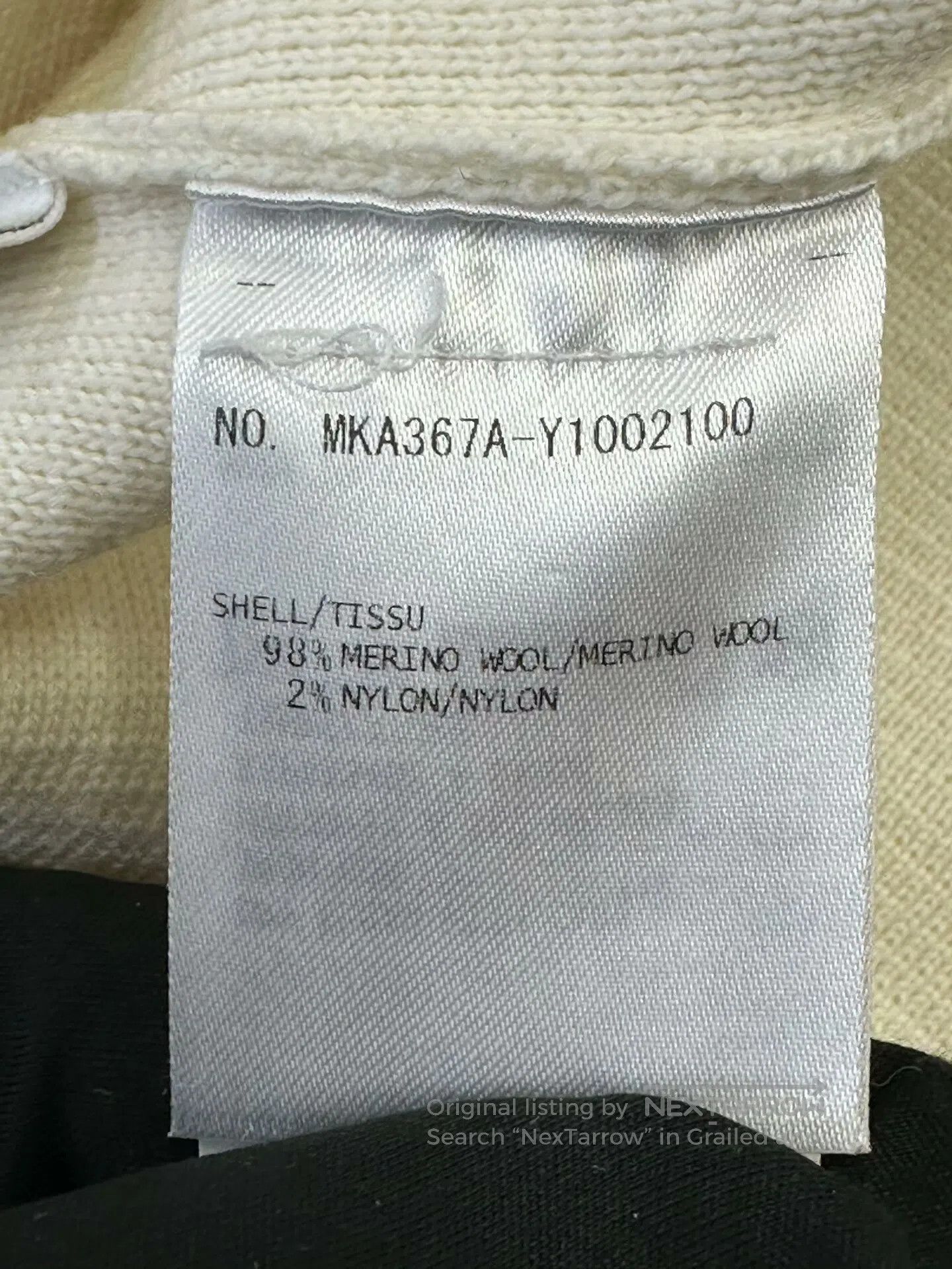 Thom Browne Thom Browne Off-white Side Stripe Knit Sweater| Size US XS / EU 42 / 0 - 4 Thumbnail