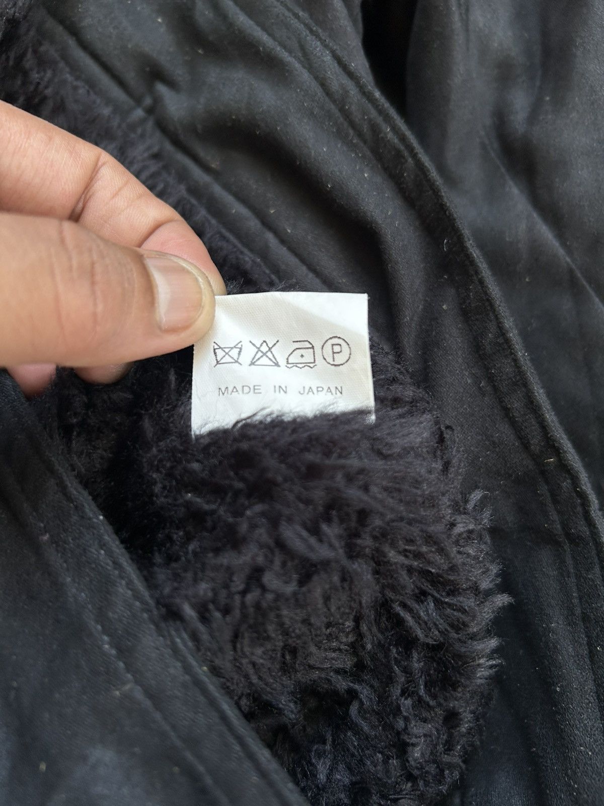 Japanese Brand 2000s Paranoid Black Fur Collar Jacket Size US S / EU 44-46 / 1 - 7 Thumbnail
