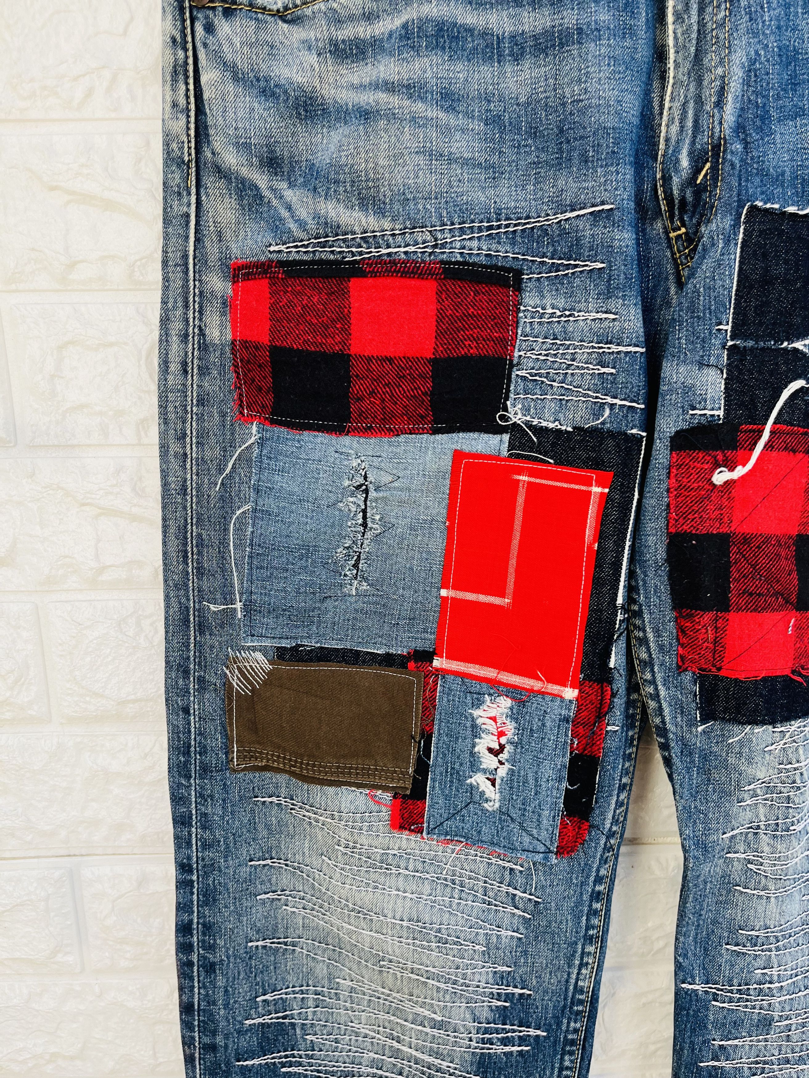 Japanese Brand Vintage 90s Levis Distressed Japan Designer Fashion Style Size US 32 / EU 48 - 5 Thumbnail