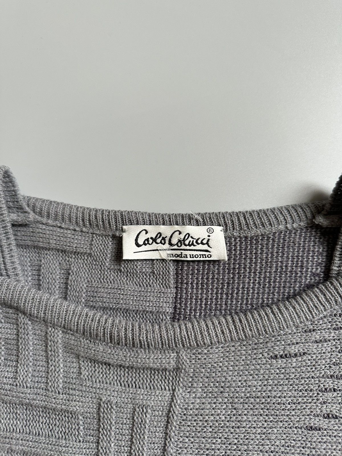 Vintage Vintage Carlo Colucci Knit Sweater Pullover Wool Size 54 Size US L / EU 52-54 / 3 - 6 Thumbnail