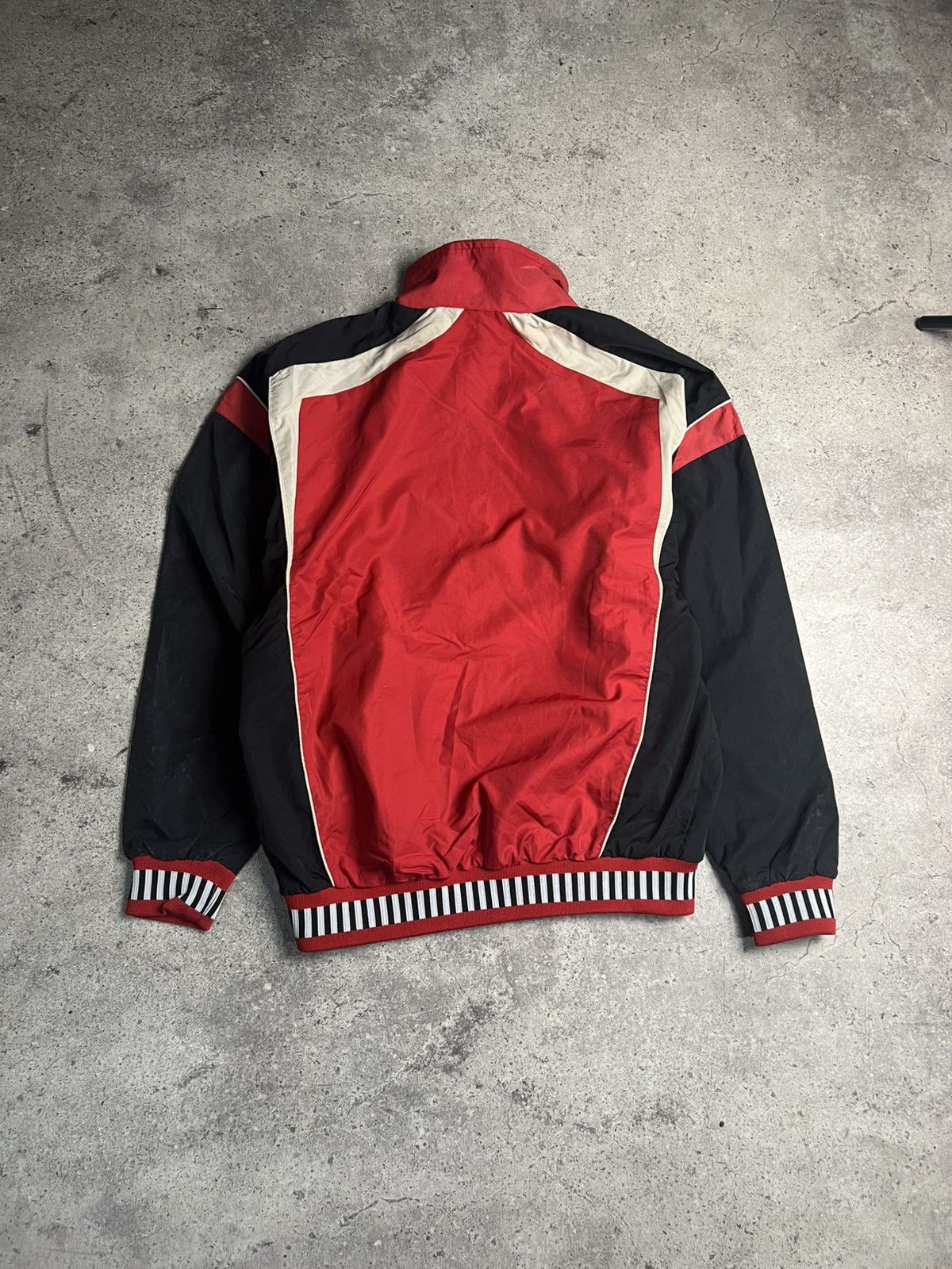 Nike Nike Vintage Track Suit Drill Nylon Mini Swosh Striped Size US S / EU 44-46 / 1 - 12 Thumbnail