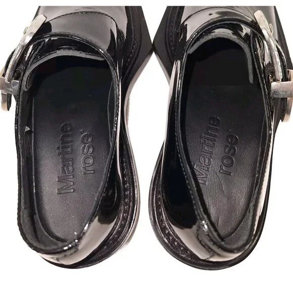 Martine Rose Martine Rose Patent Shoom Loafers 37 W7 Black New Size US 7 / IT 37 - 9 Thumbnail