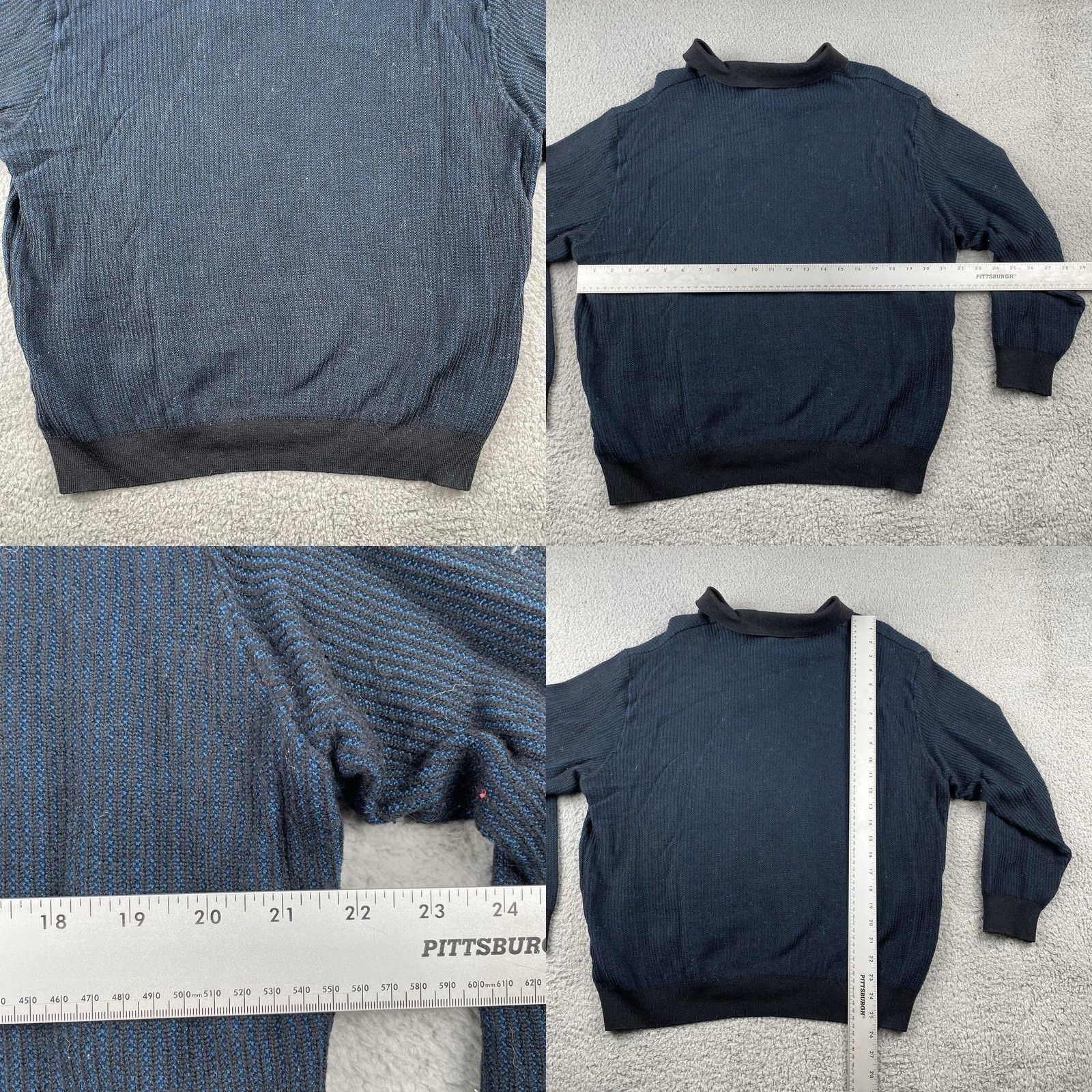 Vintage VINTAGE St. Croix Shirt Mens 2XL Blue Striped Pullover Sweater 90s USA Size US XXL / EU 58 / 5 - 8 Thumbnail