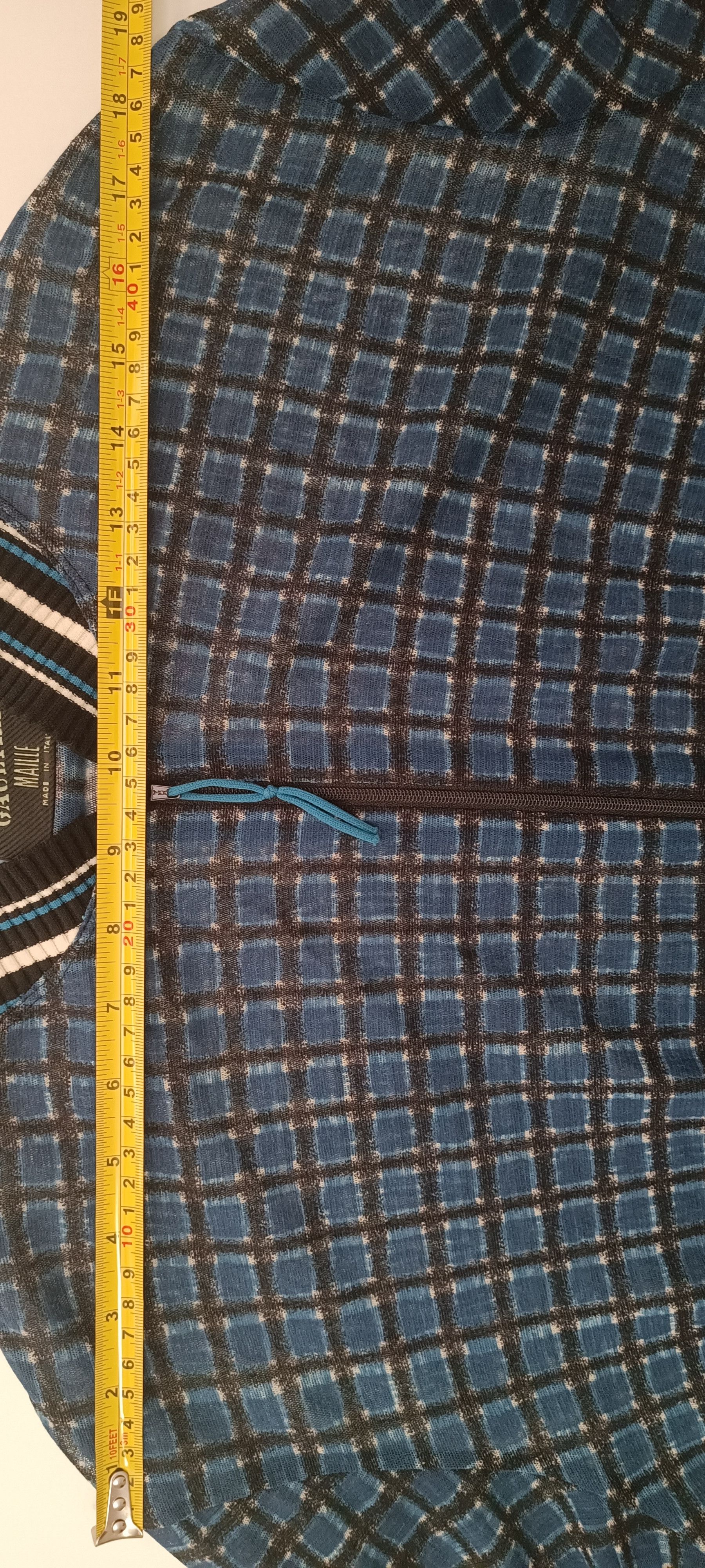 Jean Paul Gaultier SS1999 - Light jacket in nylon mesh with a checkered print Size US S / EU 44-46 / 1 - 11 Thumbnail