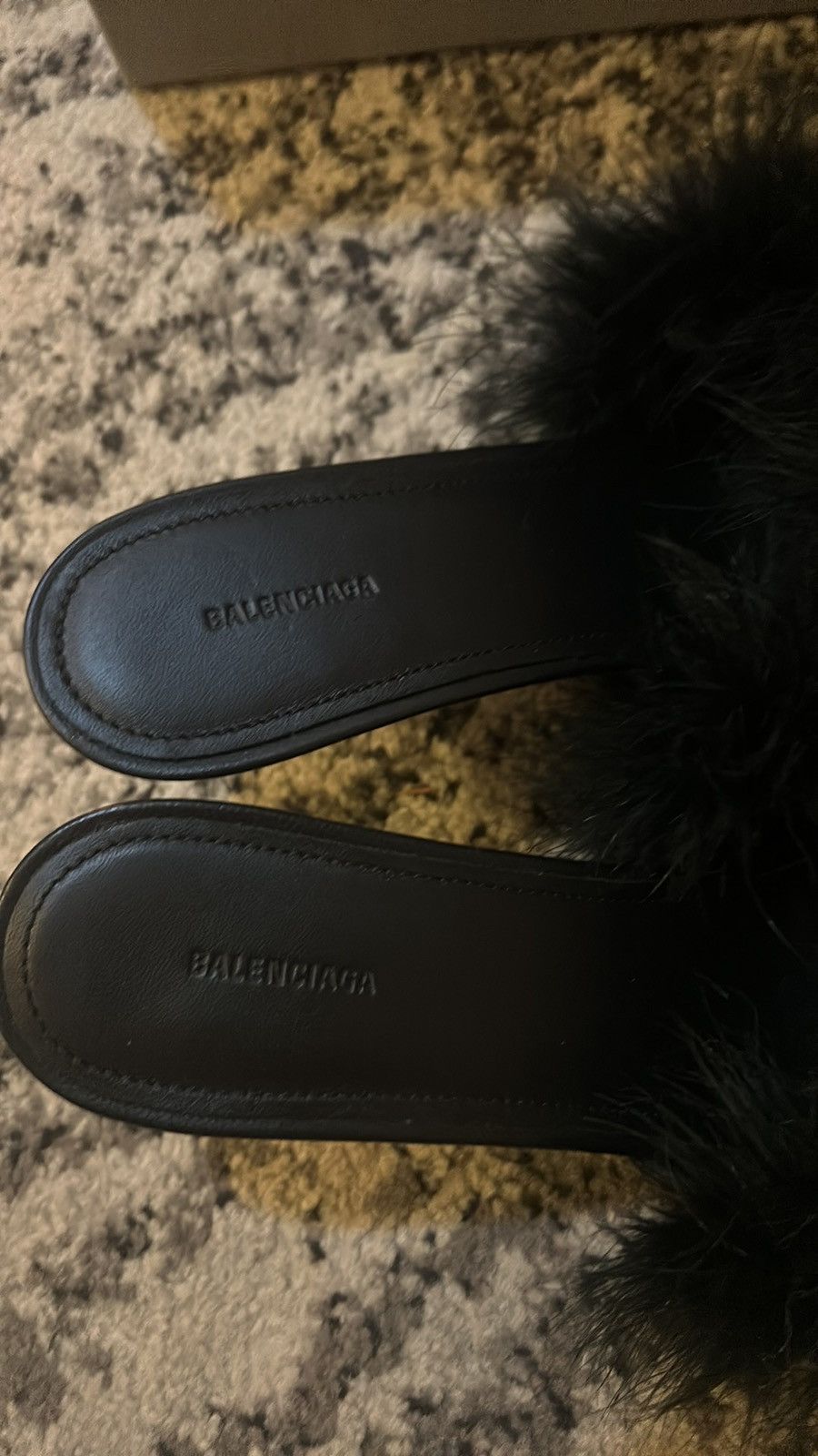 Balenciaga Balenciaga Boudoir Feather Slide Sandal size 37 Size US 7 / IT 37 - 6 Thumbnail